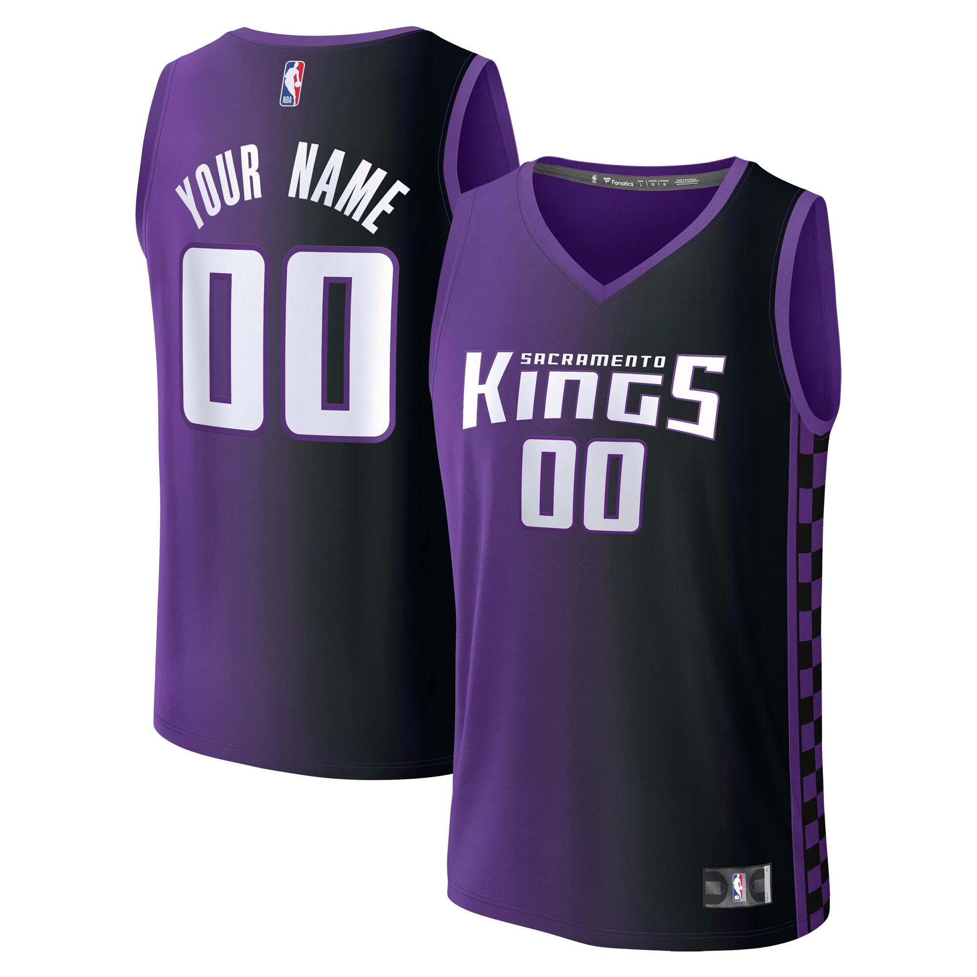 Sacramento Kings Fanatics Custom Fast Break Jersey - Purple - Statement Edition cheap jerseys for sale - CheapJerseys.Shop