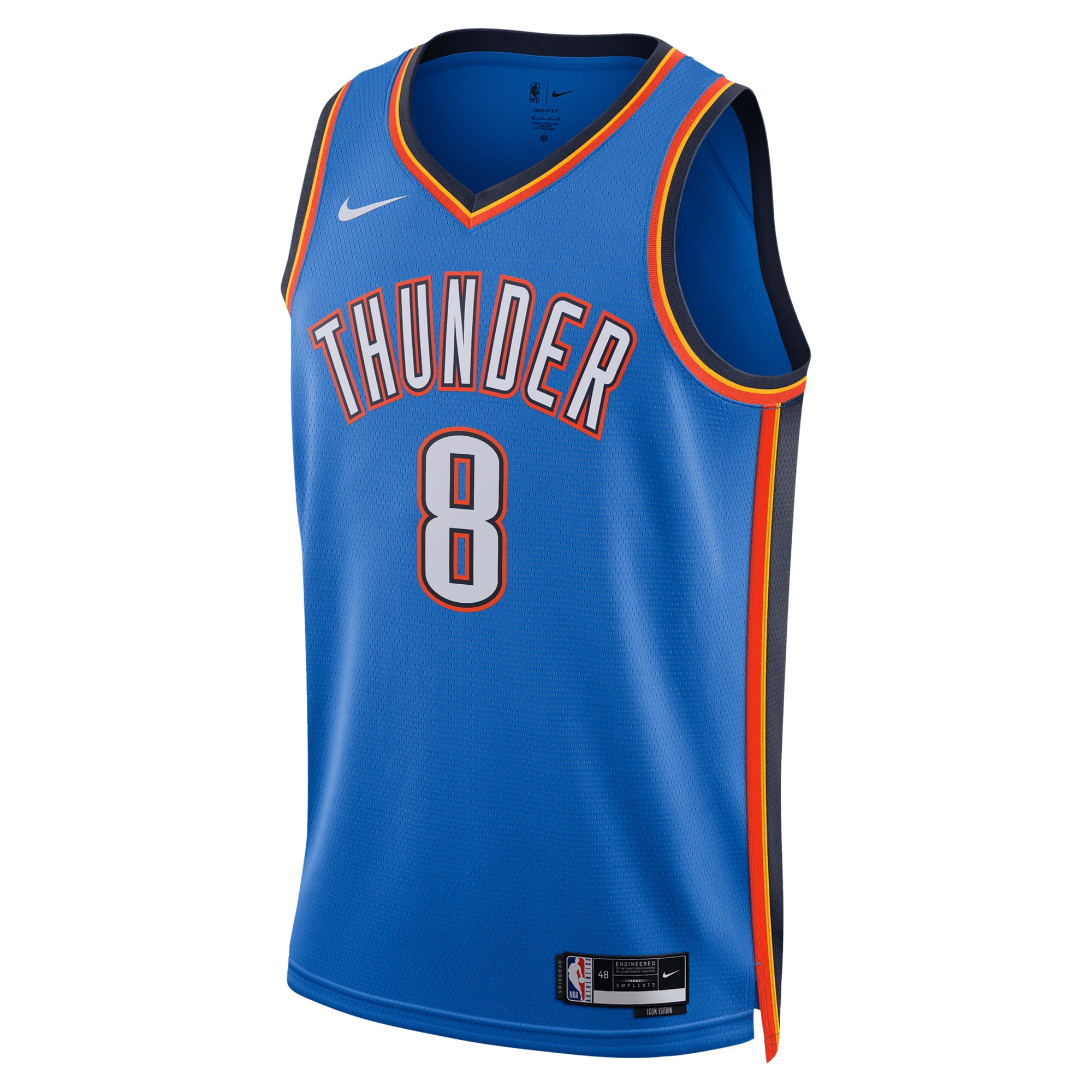Jalen Williams Oklahoma City Thunder Unisex Swingman Replica Jersey - Icon Edition - Blue cheap jerseys for sale - CheapJerseys.Shop