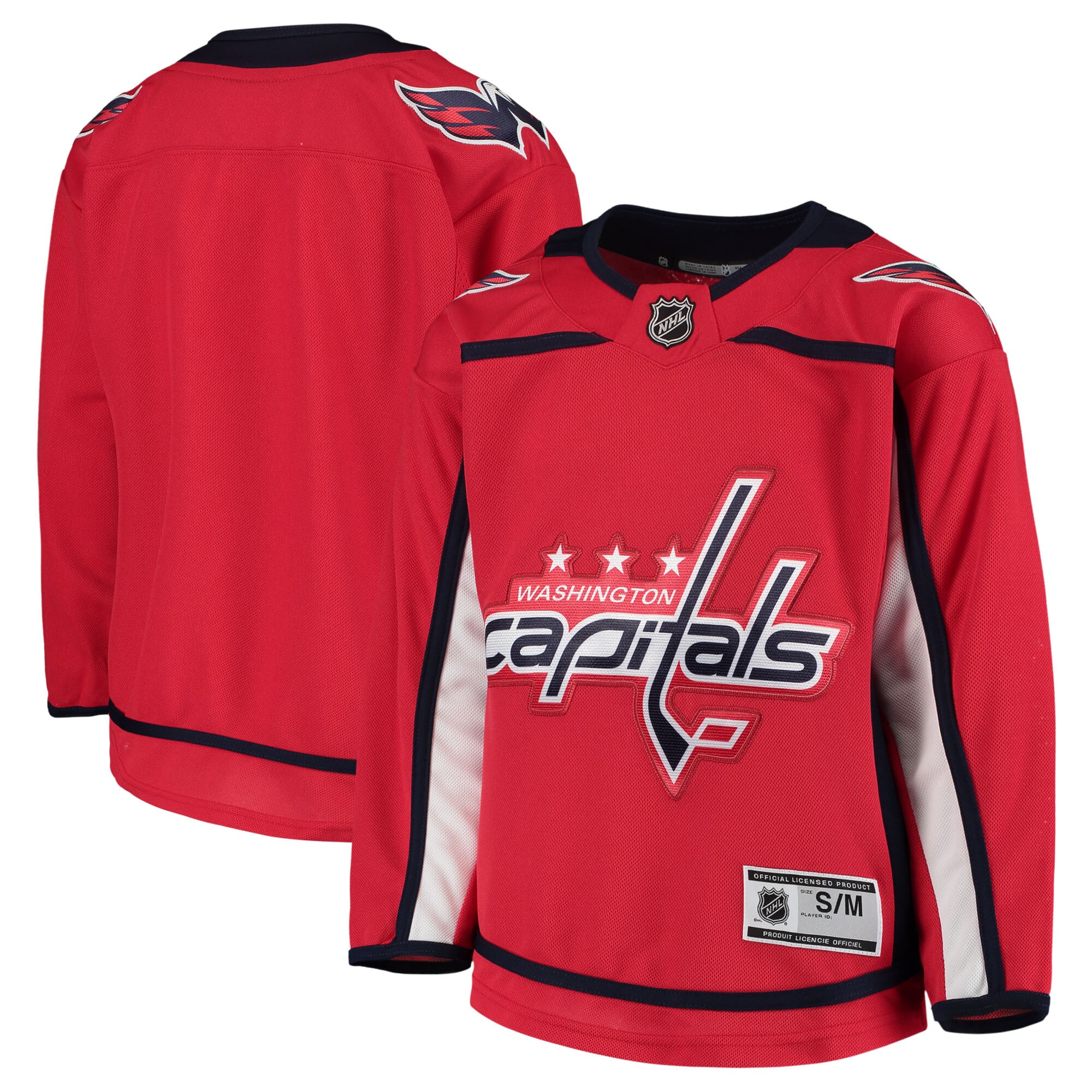 Washington Capitals Youth Home Premier Team Jersey - Red cheap jerseys for sale - CheapJerseys.Shop