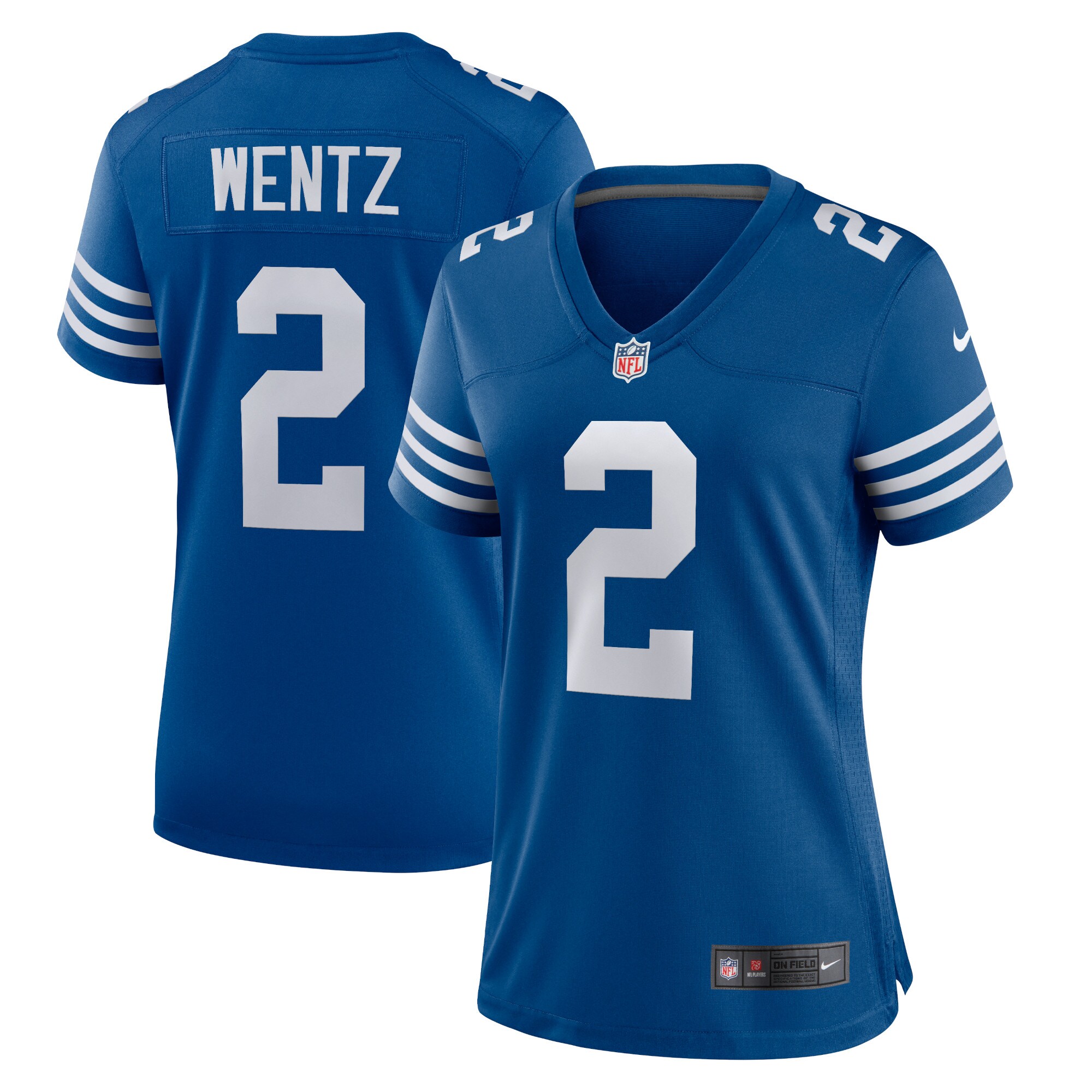 Carson Wentz Indianapolis Colts Women's Alternate Game Jersey - Royal cheap jerseys for sale - CheapJerseys.Shop