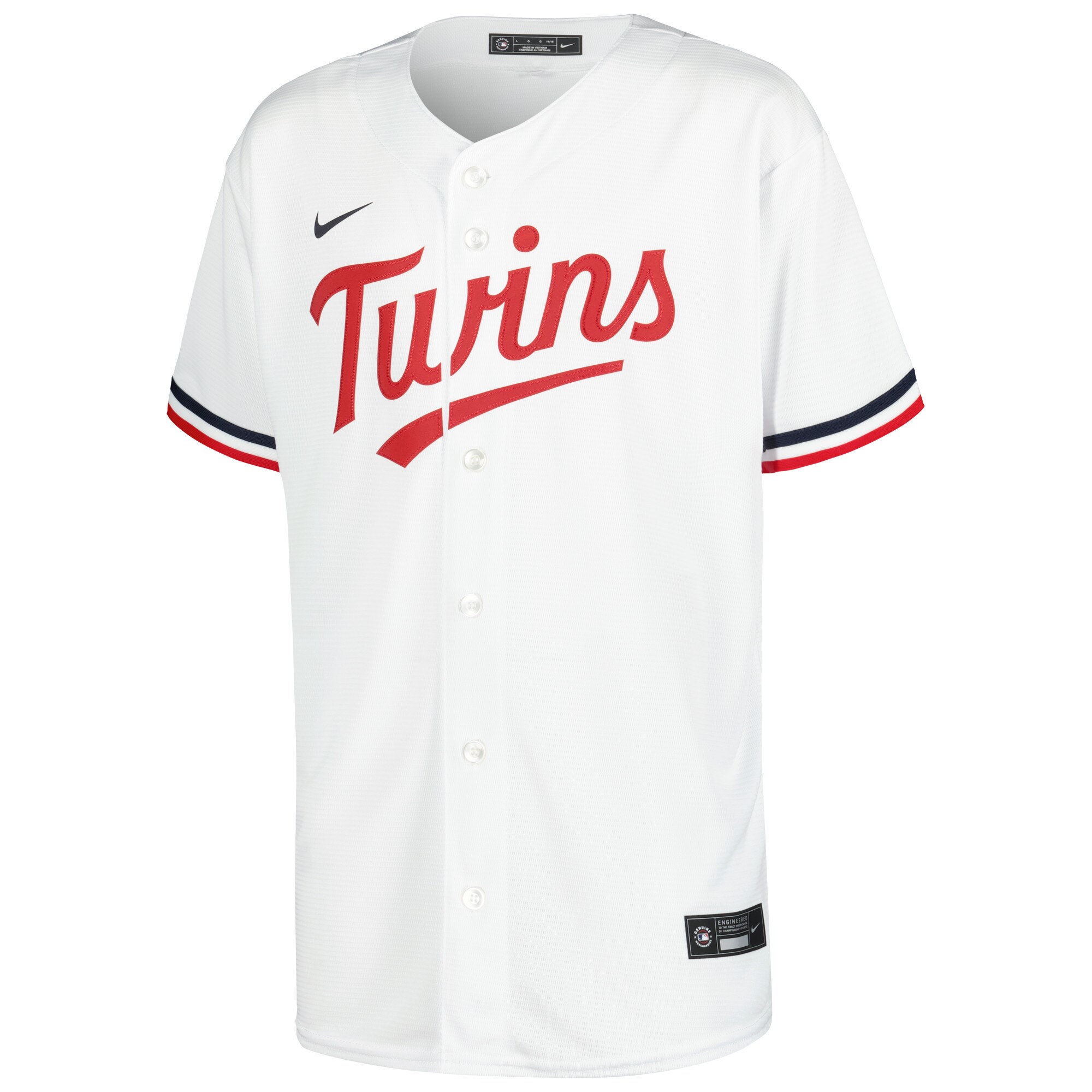Royce Lewis Minnesota Twins Youth Home Replica Player Jersey - White cheap jerseys for sale - CheapJerseys.Shop