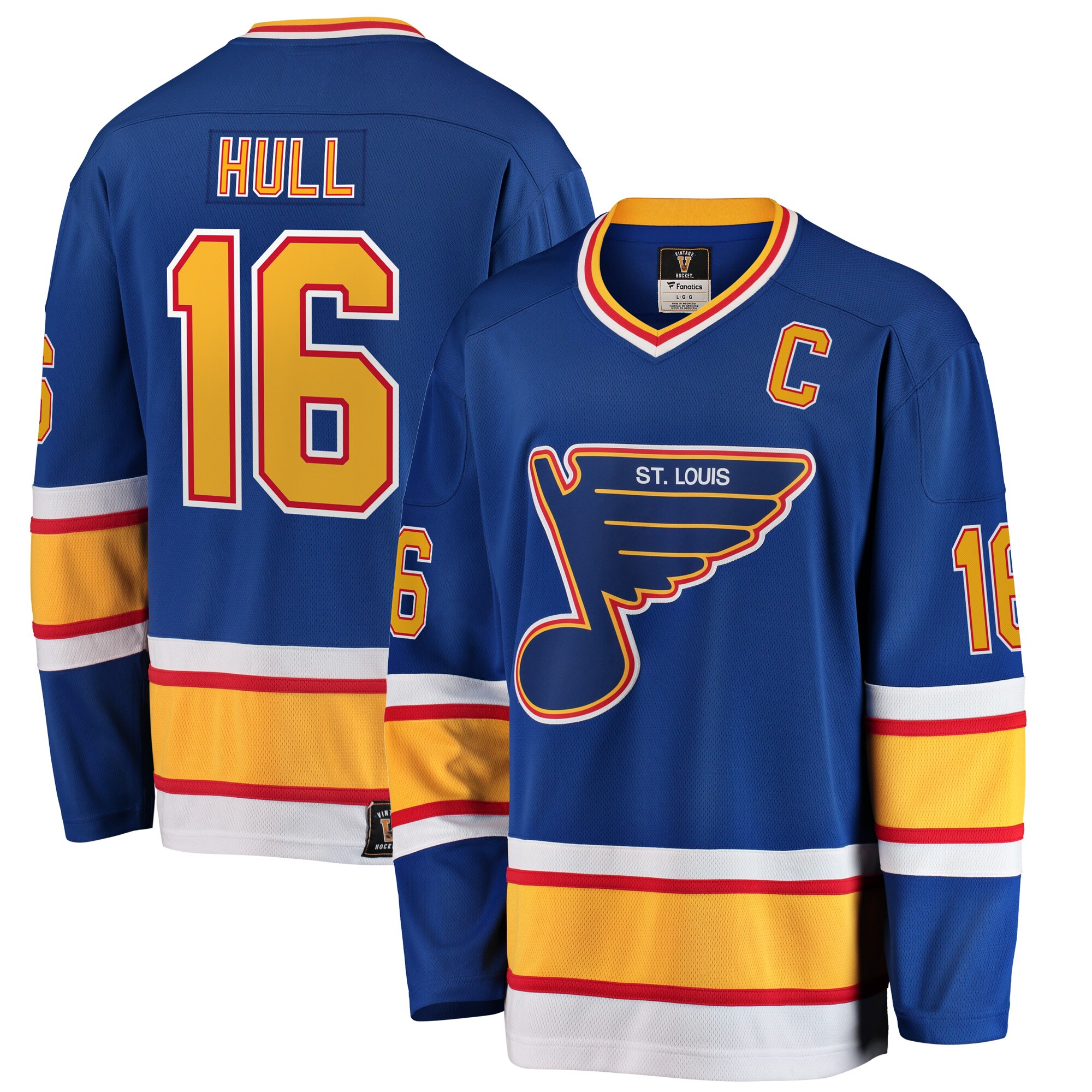 Brett Hull St. Louis Blues Fanatics Premier Breakaway Retired Player Jersey - Blue cheap jerseys for sale - CheapJerseys.Shop