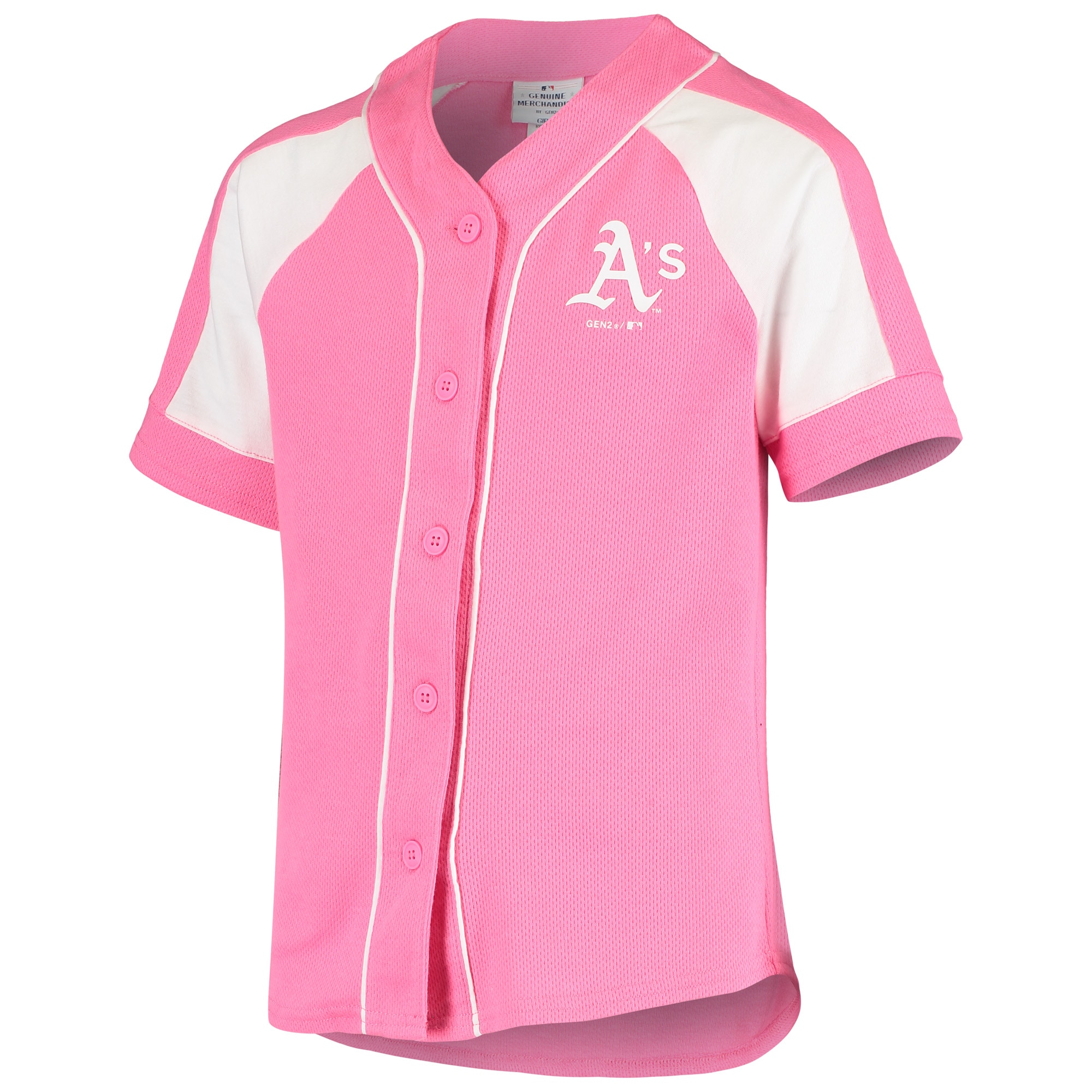 Oakland Athletics Youth Team Spirit Fashion Jersey - Pink cheap jerseys for sale - CheapJerseys.Shop