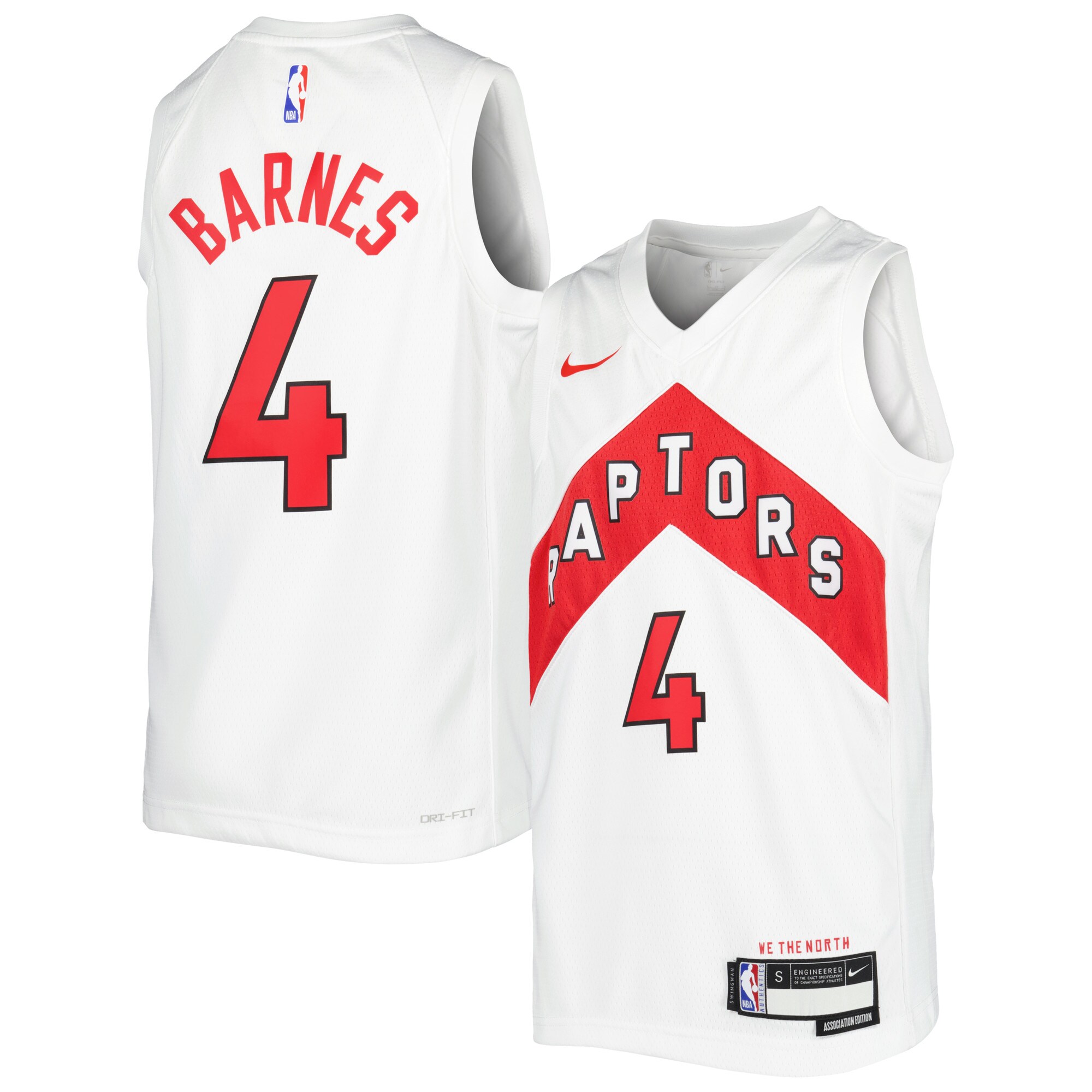 Scottie Barnes Toronto Raptors Youth Swingman Jersey - Association Edition - White cheap jerseys for sale - CheapJerseys.Shop
