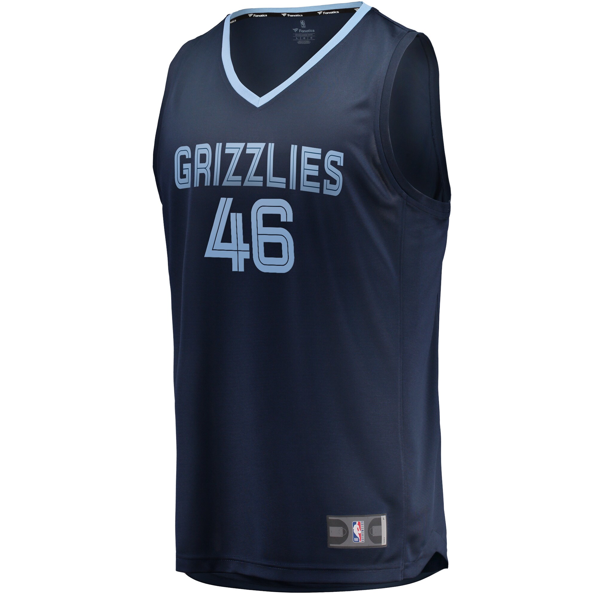 John Konchar Memphis Grizzlies Fanatics Fast Break Replica Jersey - Icon Edition - Navy cheap jerseys for sale - CheapJerseys.Shop