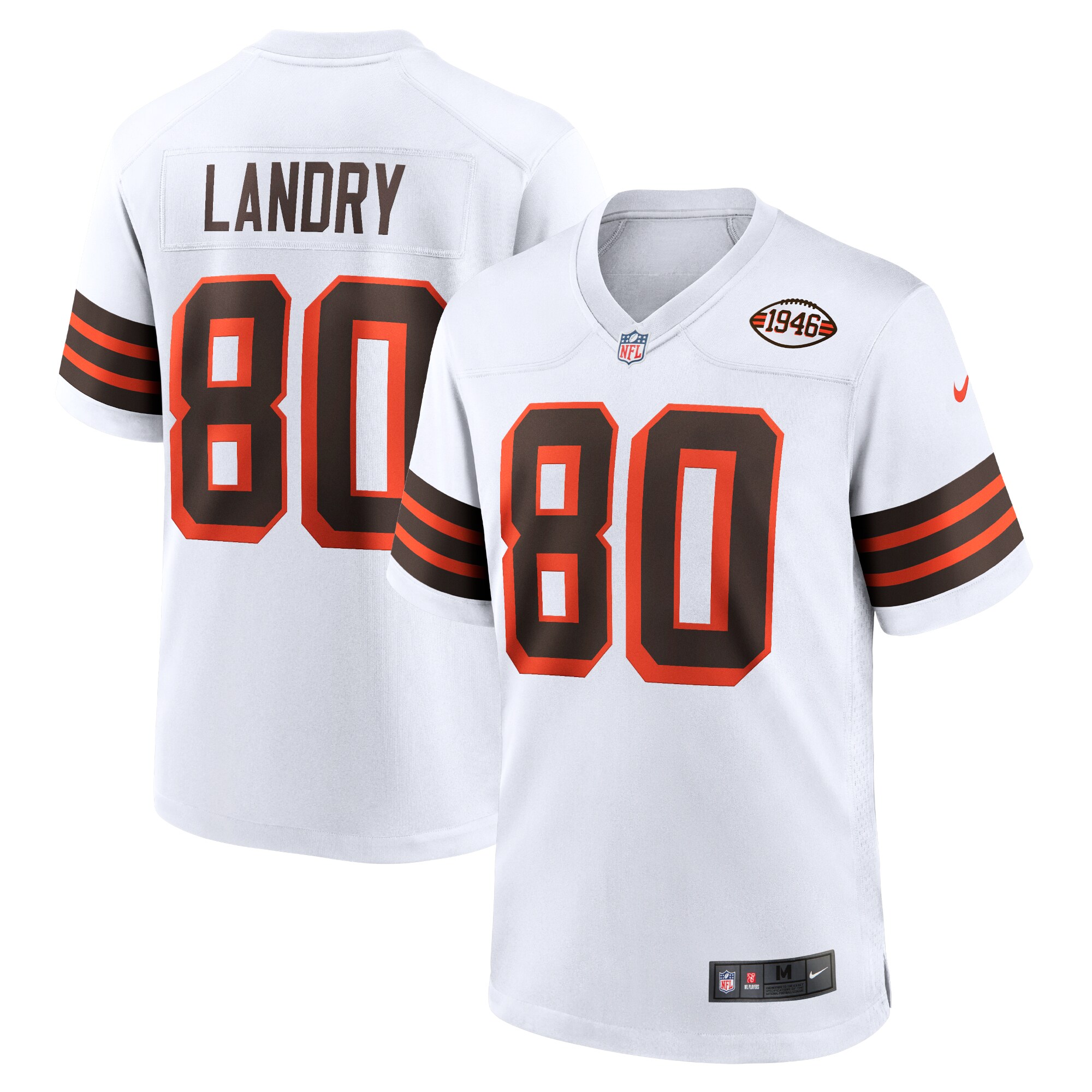 Jarvis Landry Cleveland Browns 1946 Collection Alternate Game Jersey - White cheap jerseys for sale - CheapJerseys.Shop
