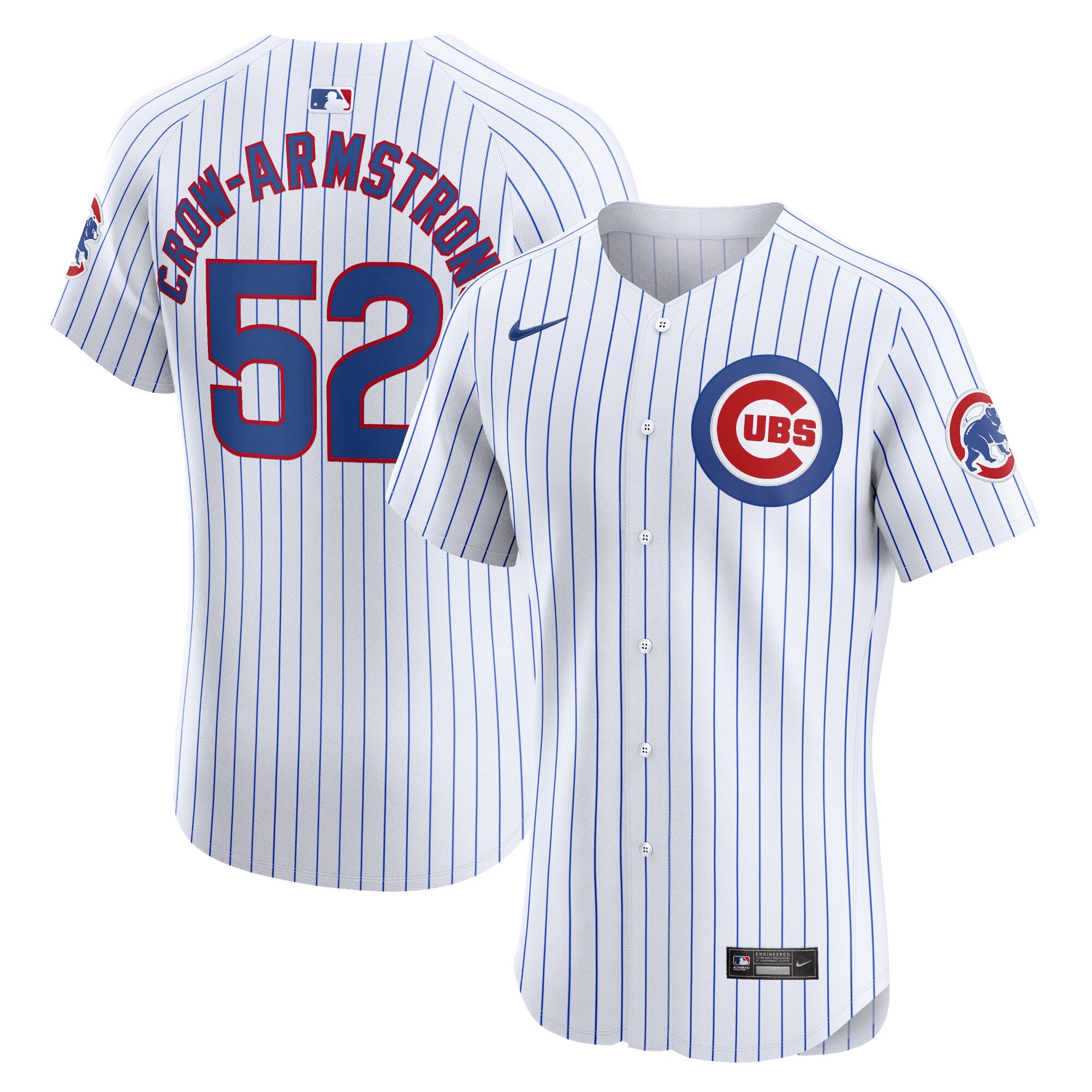 Pete Crow-Armstrong Chicago Cubs Home Elite Player Jersey - White cheap jerseys for sale - CheapJerseys.Shop