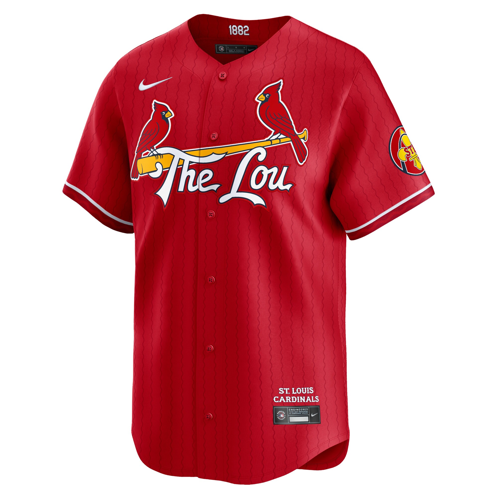 St. Louis Cardinals 2024 City Connect Limited Jersey - Red cheap jerseys for sale - CheapJerseys.Shop