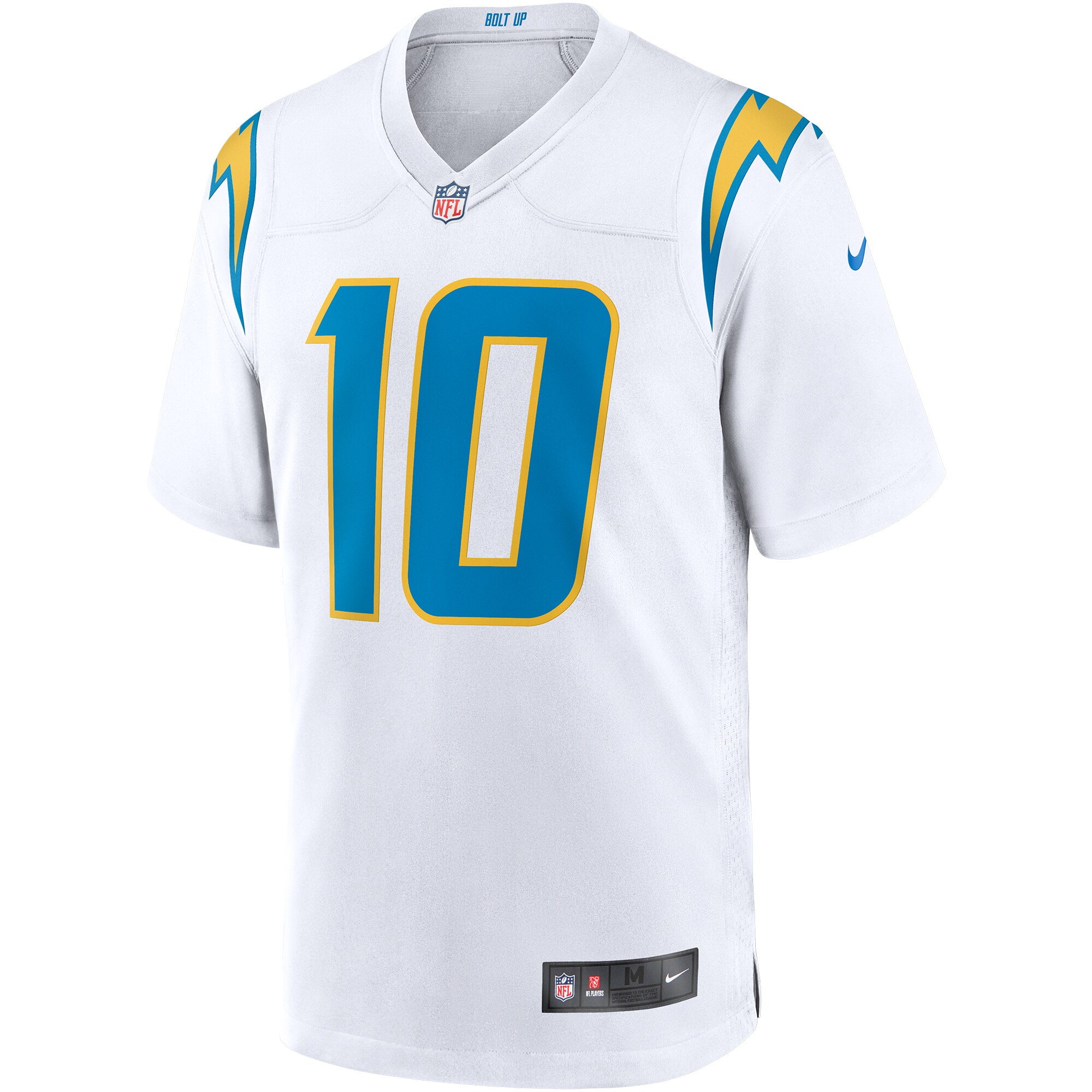 Justin Herbert Los Angeles Chargers Game Jersey - White cheap jerseys for sale - CheapJerseys.Shop