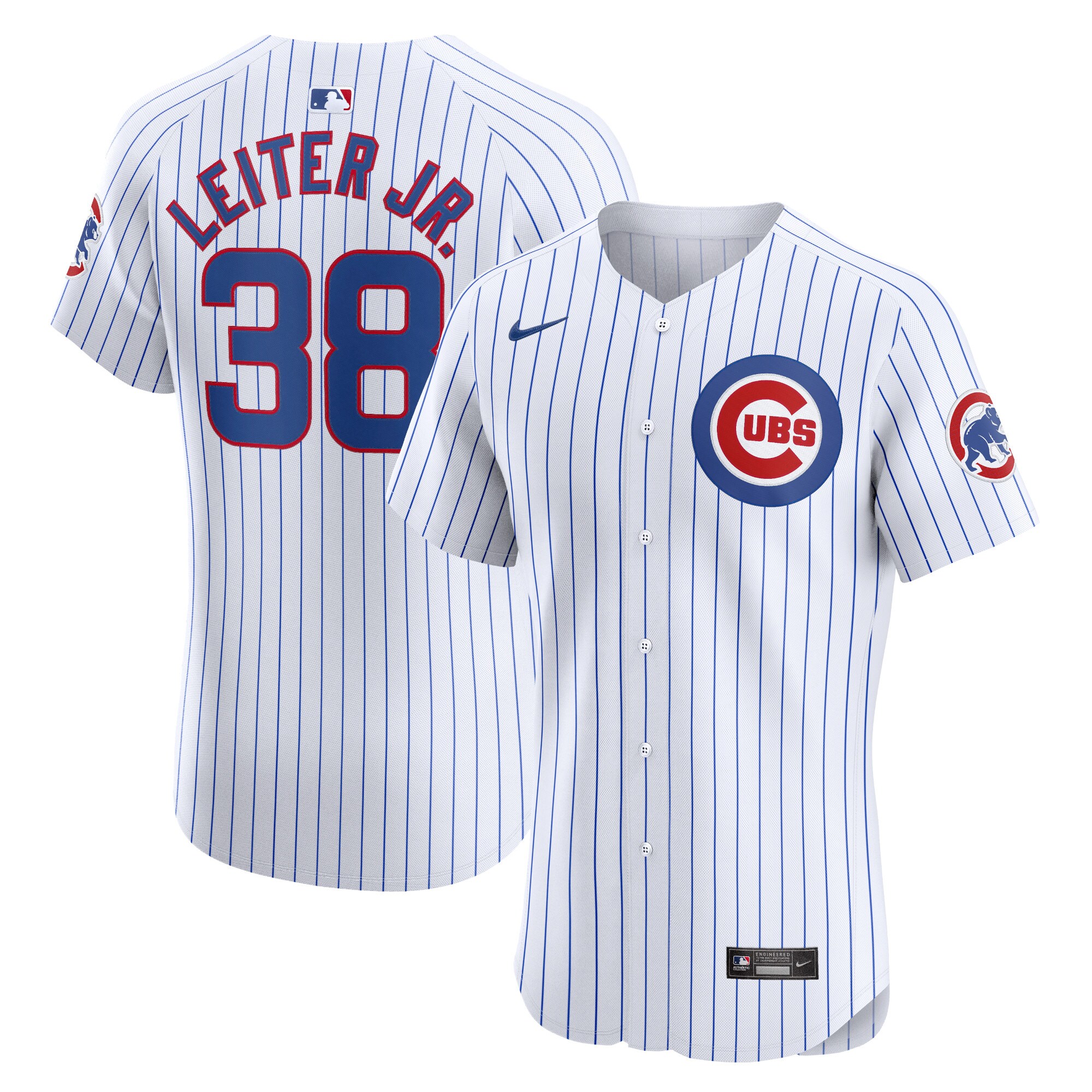 Mark Leiter Jr. Chicago Cubs Home Elite Player Jersey - White cheap jerseys for sale - CheapJerseys.Shop