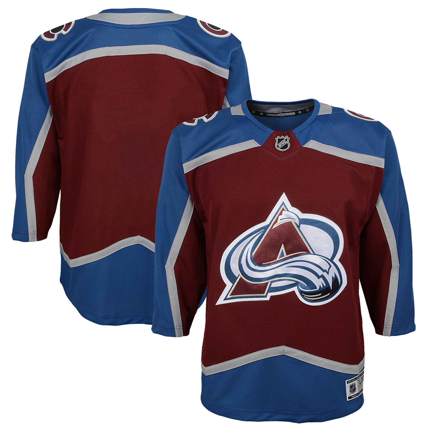 Colorado Avalanche Youth Home Premier Jersey - Burgundy cheap jerseys for sale - CheapJerseys.Shop