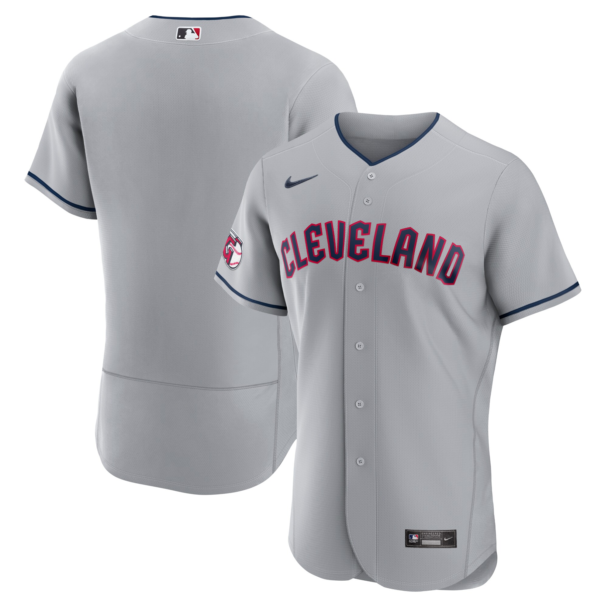 Cleveland Guardians Road Authentic Team Jersey - Gray cheap jerseys for sale - CheapJerseys.Shop