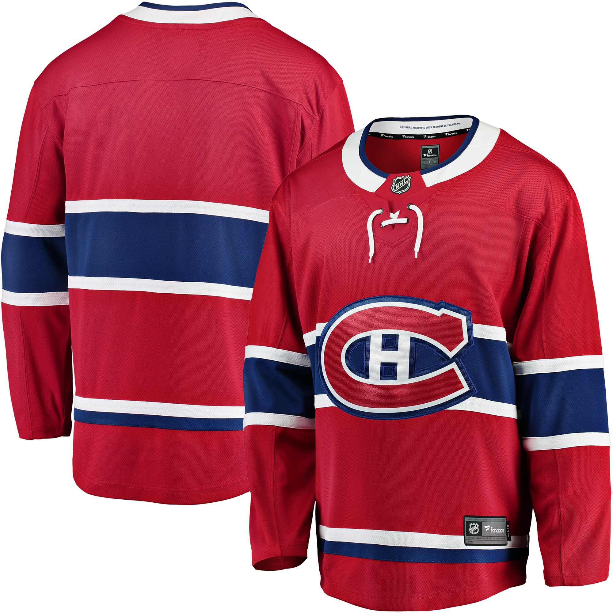 Montreal Canadiens Fanatics Breakaway Home Jersey - Red cheap jerseys for sale - CheapJerseys.Shop