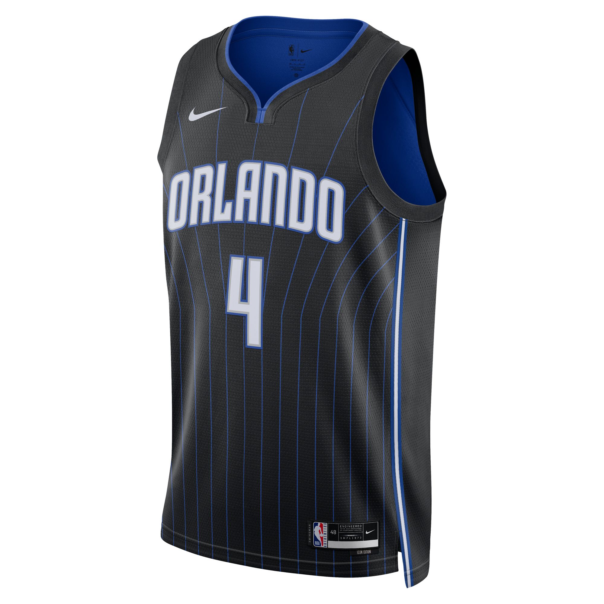 Jalen Suggs Orlando Magic Unisex Swingman Jersey - Icon Edition - Black cheap jerseys for sale - CheapJerseys.Shop