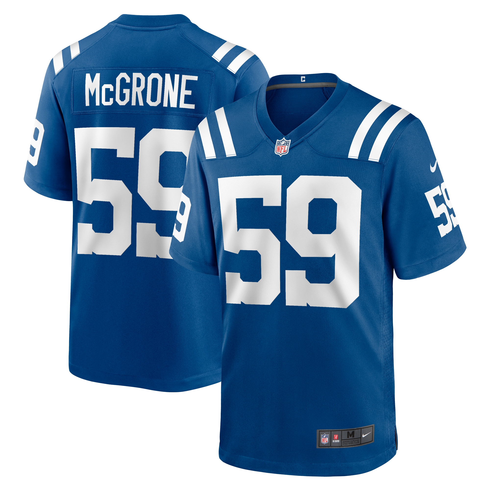 Cameron McGrone Indianapolis Colts Team Game Jersey - Royal cheap jerseys for sale - CheapJerseys.Shop