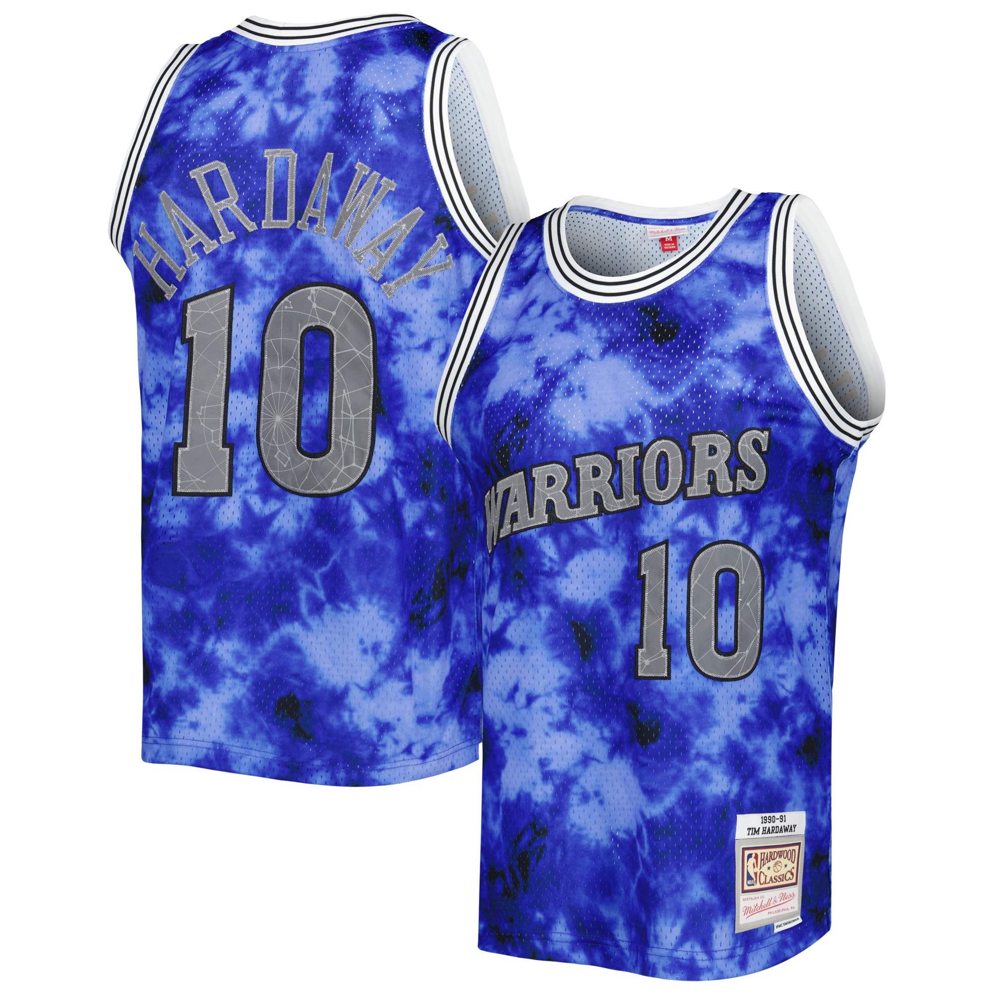 Tim Hardaway Golden State Warriors Mitchell & Ness 1990\/91 Galaxy Swingman Jersey - Blue cheap jerseys for sale - CheapJerseys.Shop