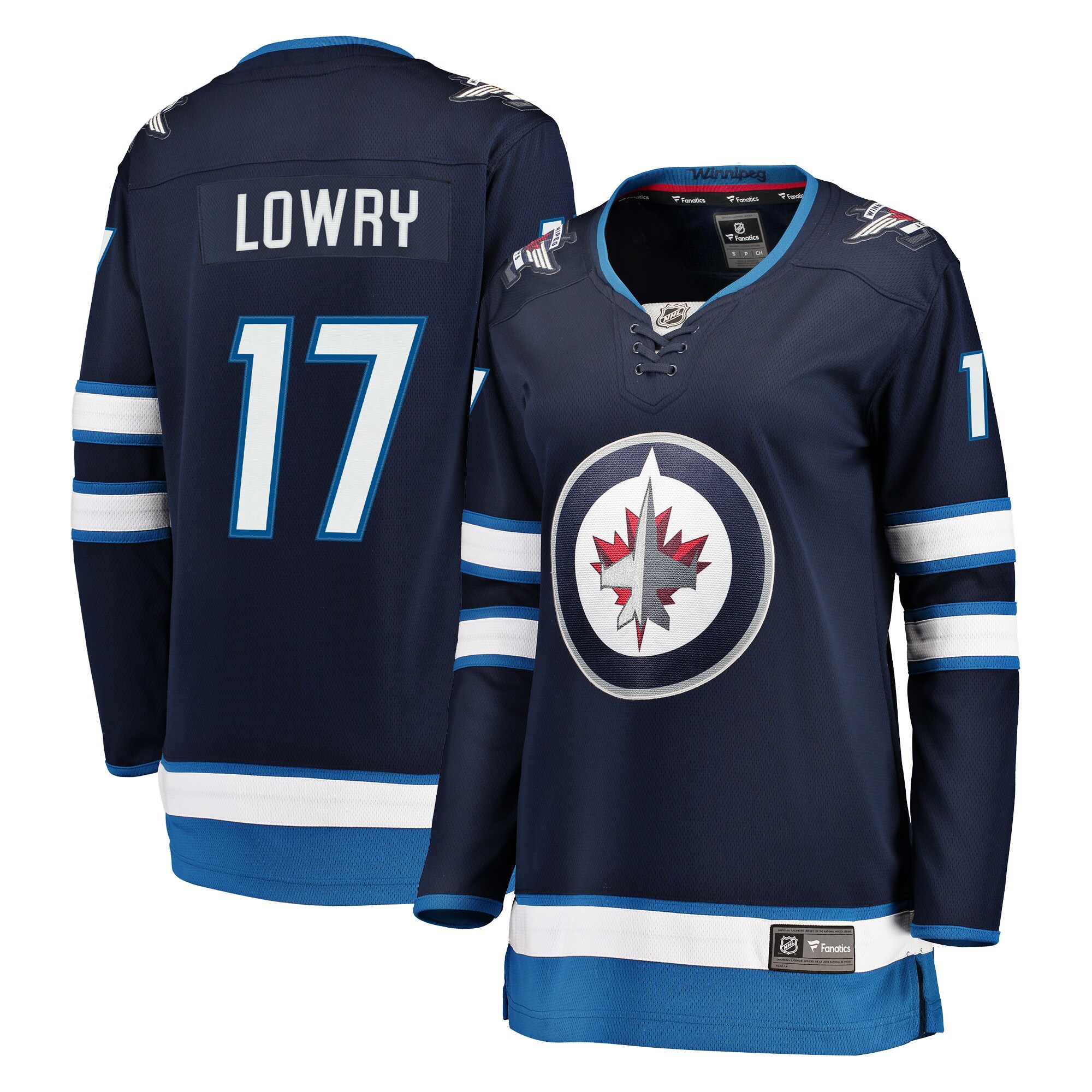 Adam Lowry Winnipeg Jets Fanatics Women's Breakaway Player Jersey - Navy cheap jerseys for sale - CheapJerseys.Shop