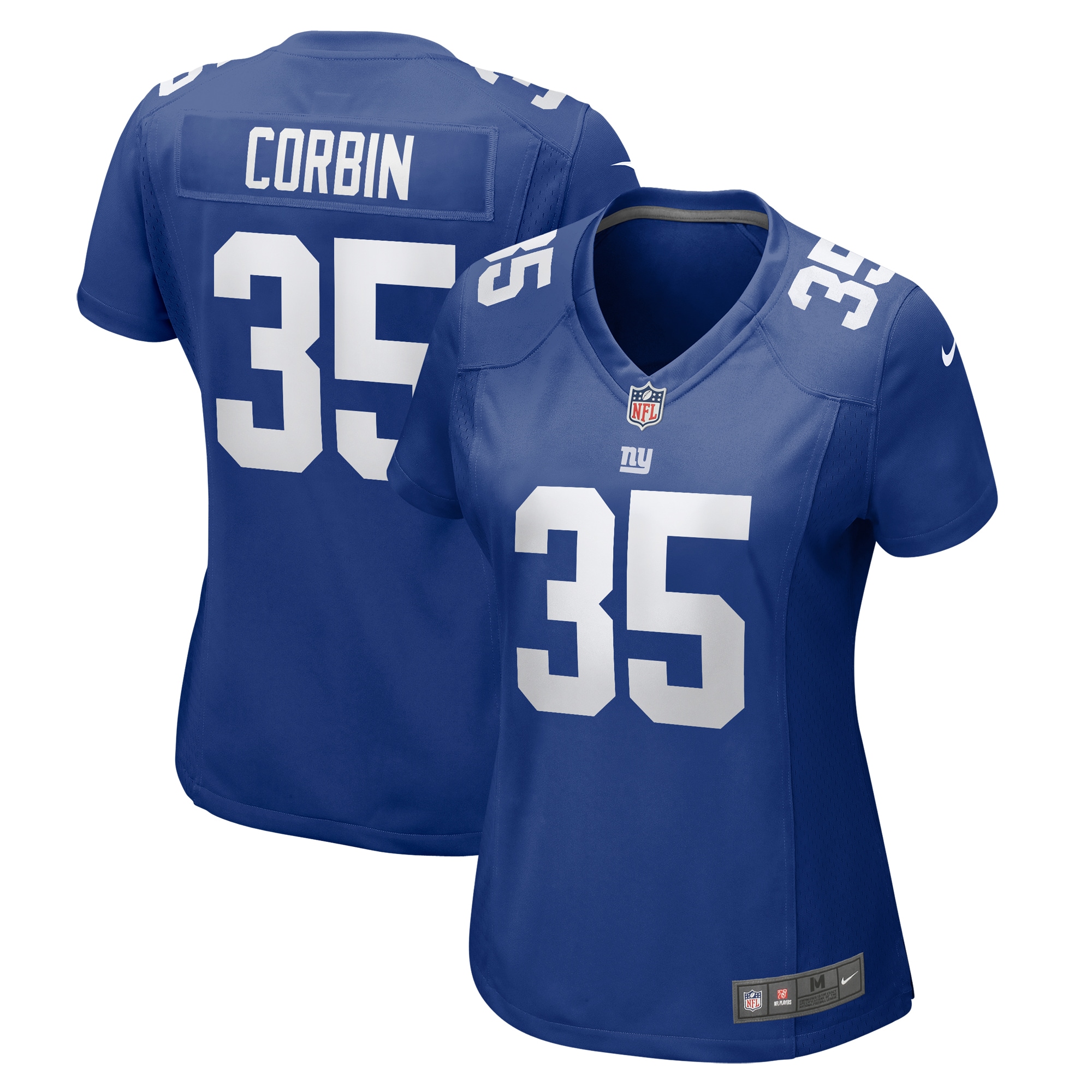 Jashaun Corbin New York Giants Women's Team Game Jersey - Royal cheap jerseys for sale - CheapJerseys.Shop