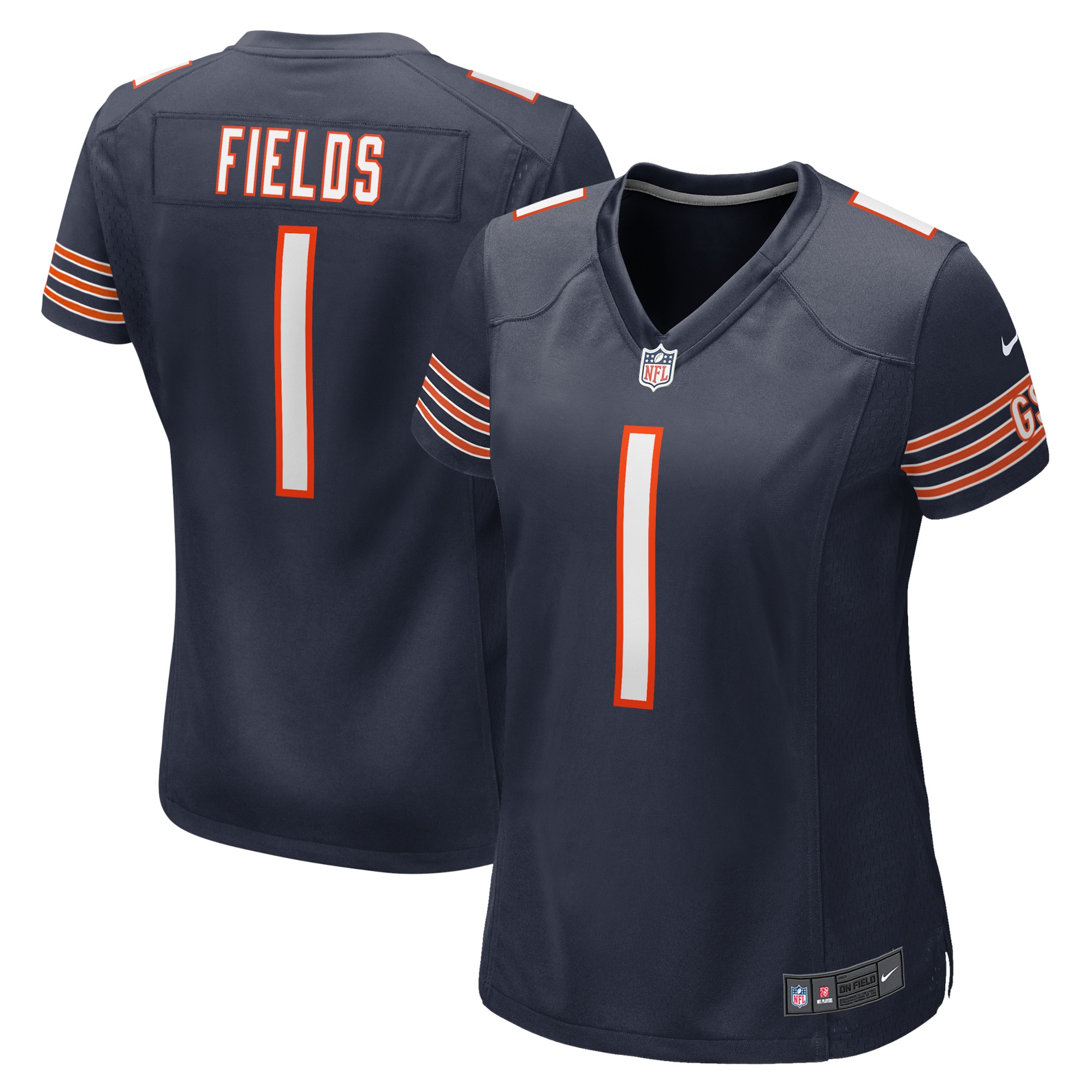 Justin Fields Chicago Bears Women's Player Jersey - Navy cheap jerseys for sale - CheapJerseys.Shop