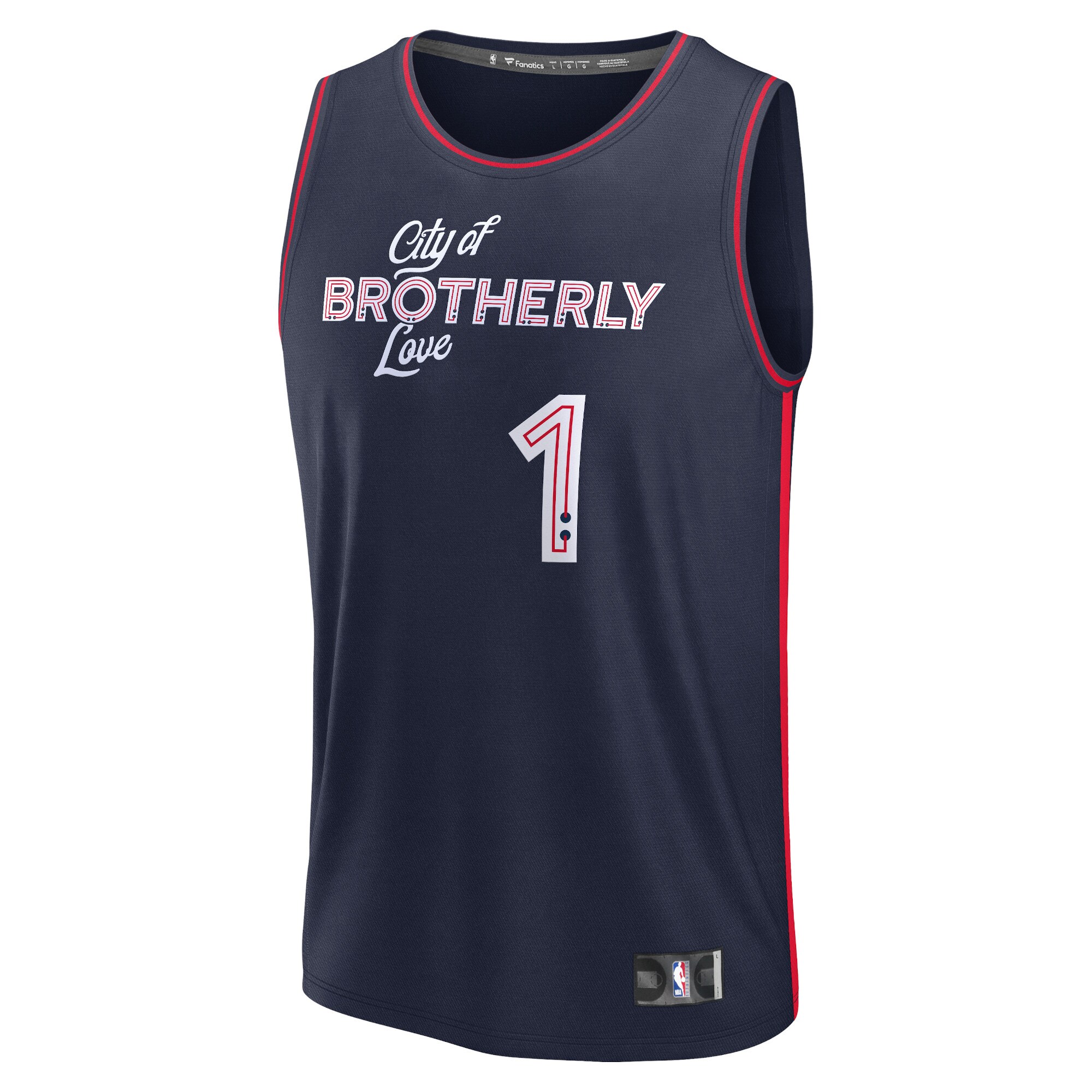 James Harden Philadelphia 76ers Fanatics Fast Break Jersey - Navy - City Edition cheap jerseys for sale - CheapJerseys.Shop
