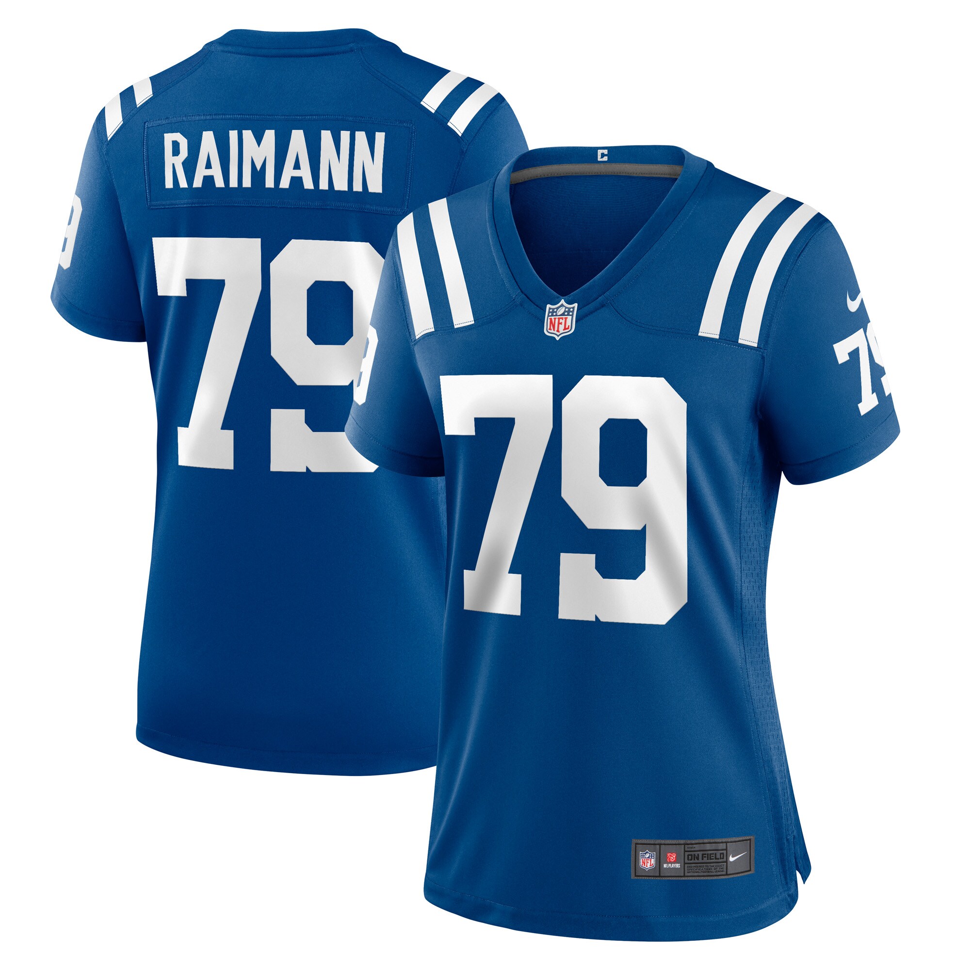Bernhard Raimann Indianapolis Colts Women's Player Game Jersey - Royal cheap jerseys for sale - CheapJerseys.Shop