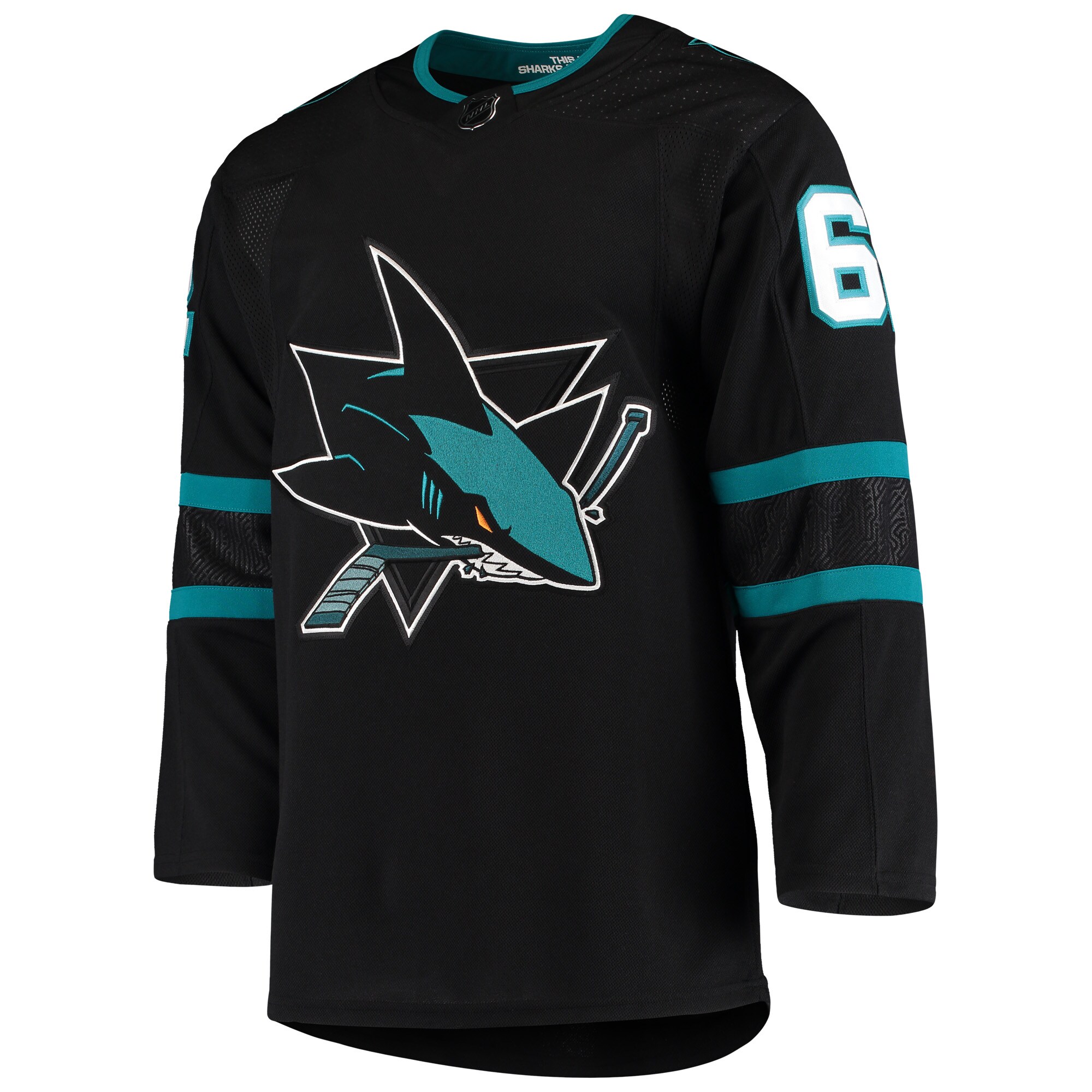 Kevin Labanc San Jose Sharks Alternate Authentic Jersey - Black cheap jerseys for sale - CheapJerseys.Shop