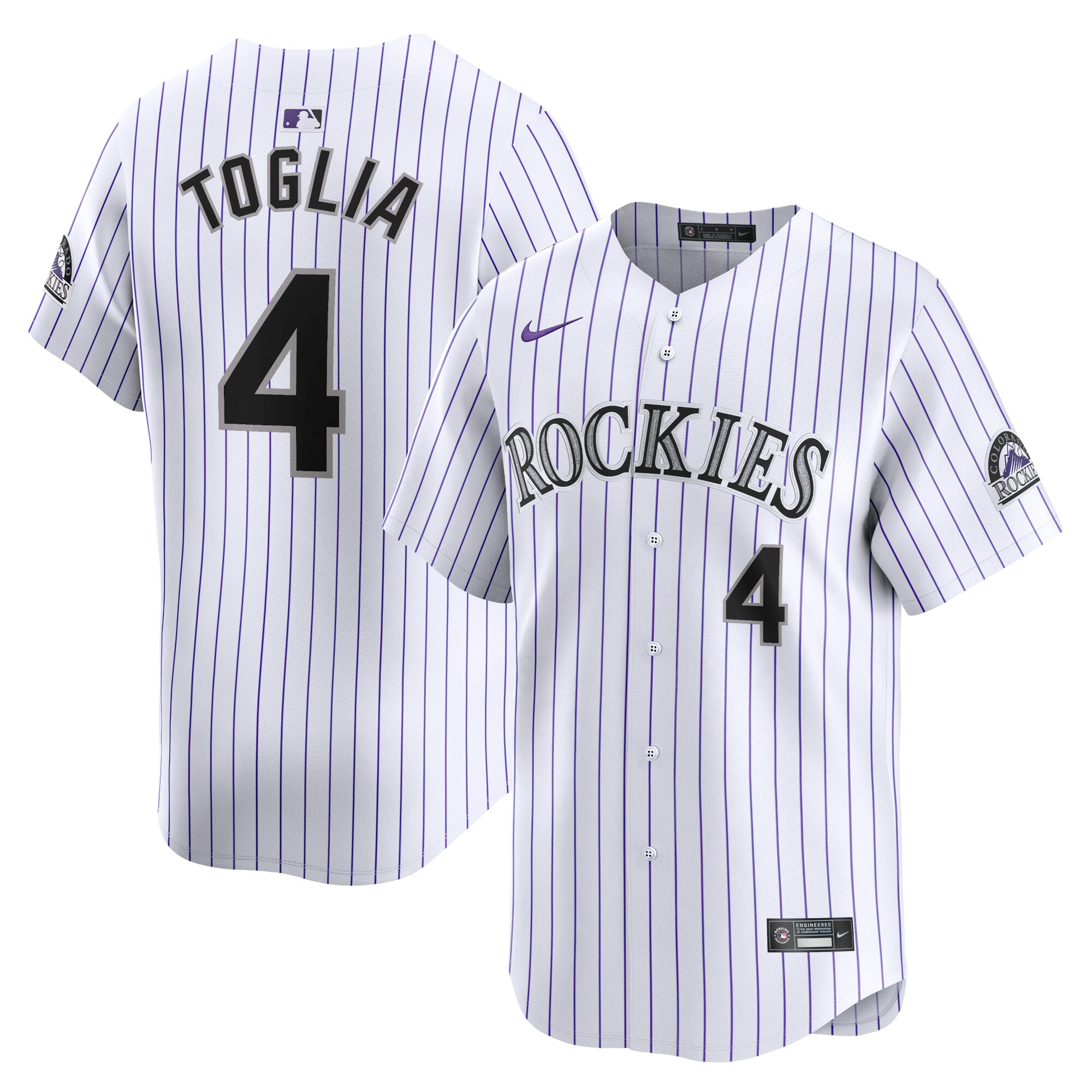 Michael Toglia Colorado Rockies Home Limited Player Jersey - White cheap jerseys for sale - CheapJerseys.Shop