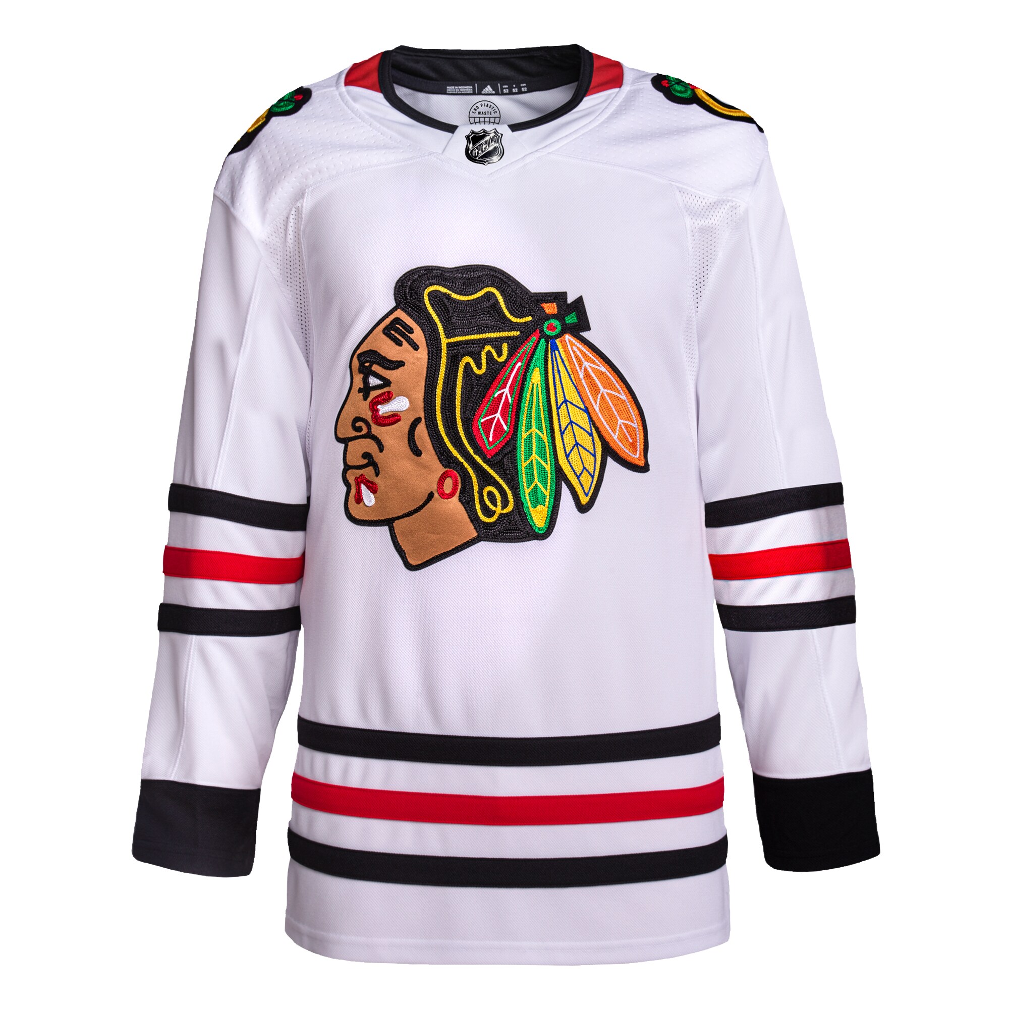 Chicago Blackhawks Men's Away Primegreen Authentic Jersey - White cheap jerseys for sale - CheapJerseys.Shop