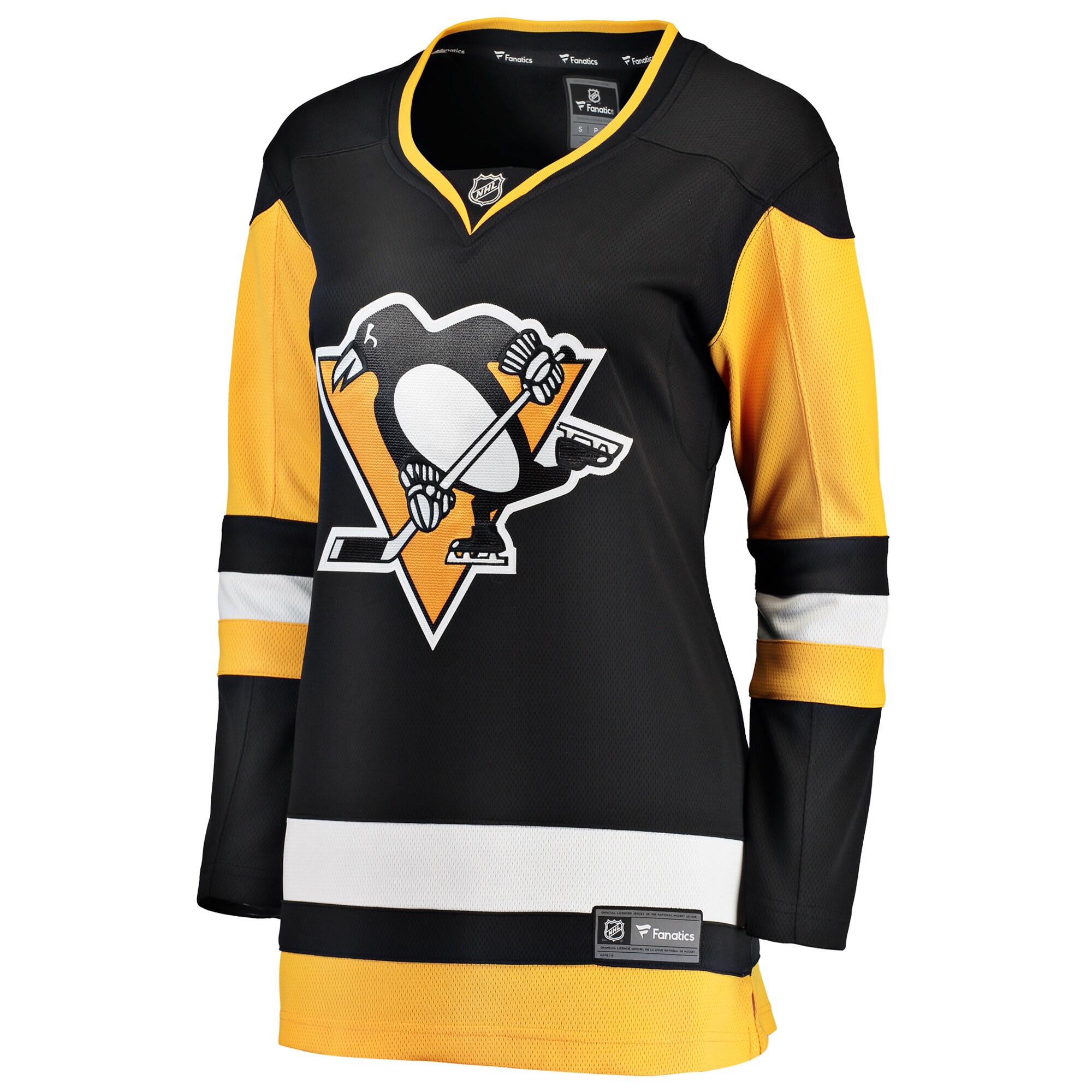 Pittsburgh Penguins Fanatics Women's Breakaway Home Jersey - Black cheap jerseys for sale - CheapJerseys.Shop