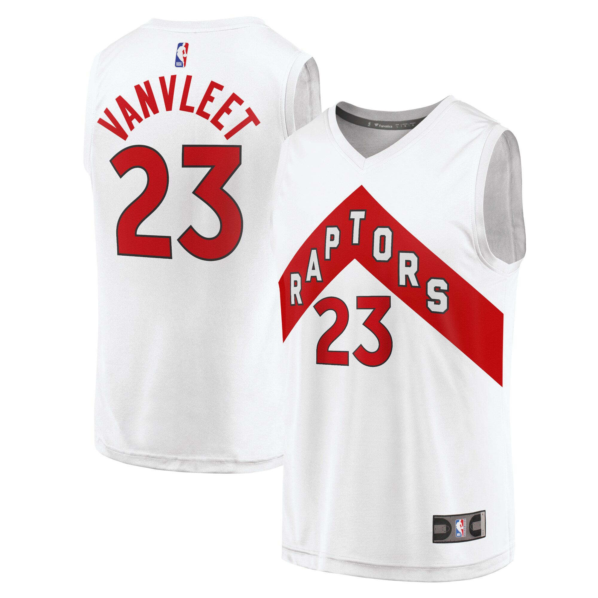 Fred VanVleet Toronto Raptors Fanatics Fast Break Replica Jersey - Association Edition - White cheap jerseys for sale - CheapJerseys.Shop
