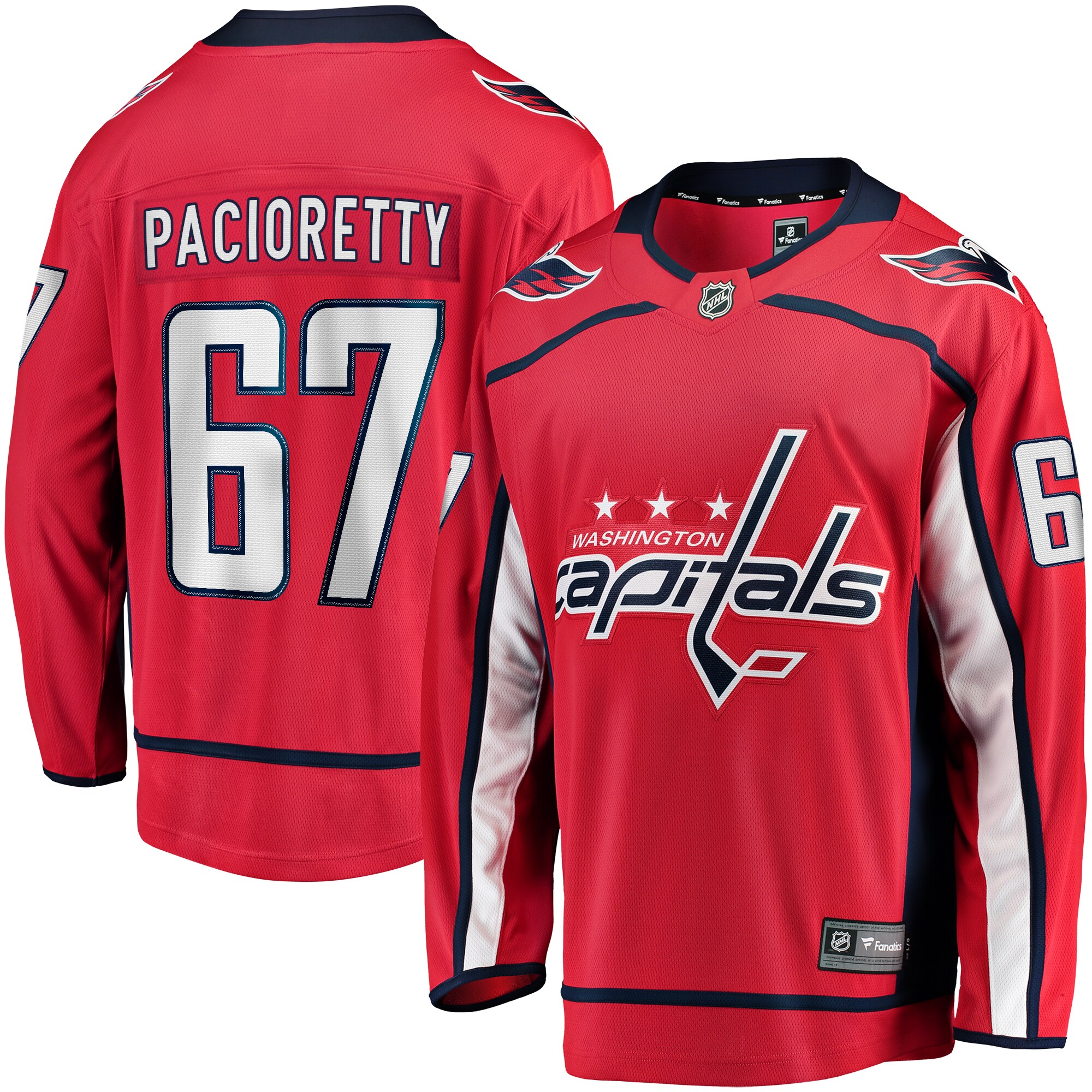 Max Pacioretty Washington Capitals Fanatics Home Breakaway Player Jersey - Red cheap jerseys for sale - CheapJerseys.Shop