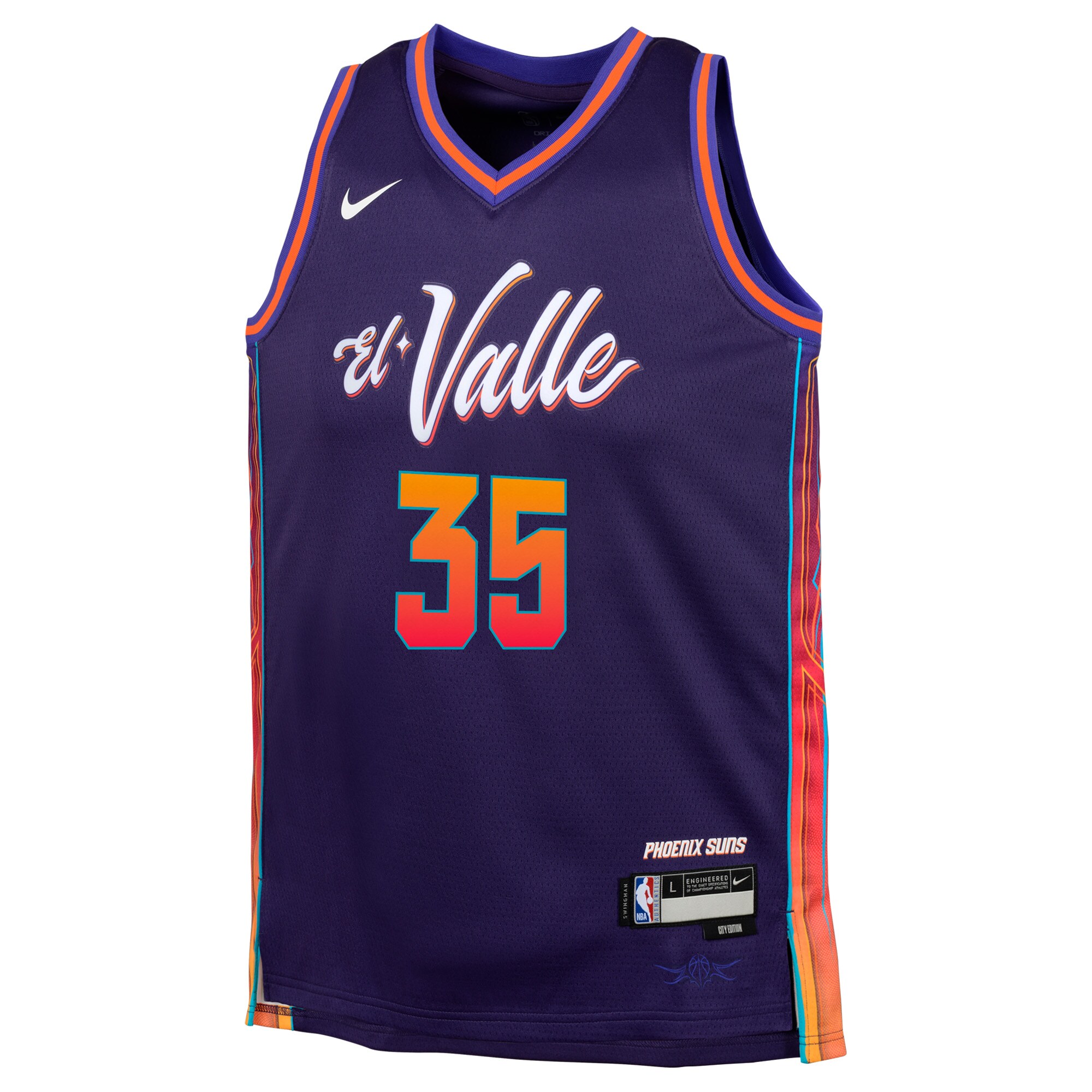 Kevin Durant Phoenix Suns Youth Swingman Replica Jersey - City Edition - Purple cheap jerseys for sale - CheapJerseys.Shop