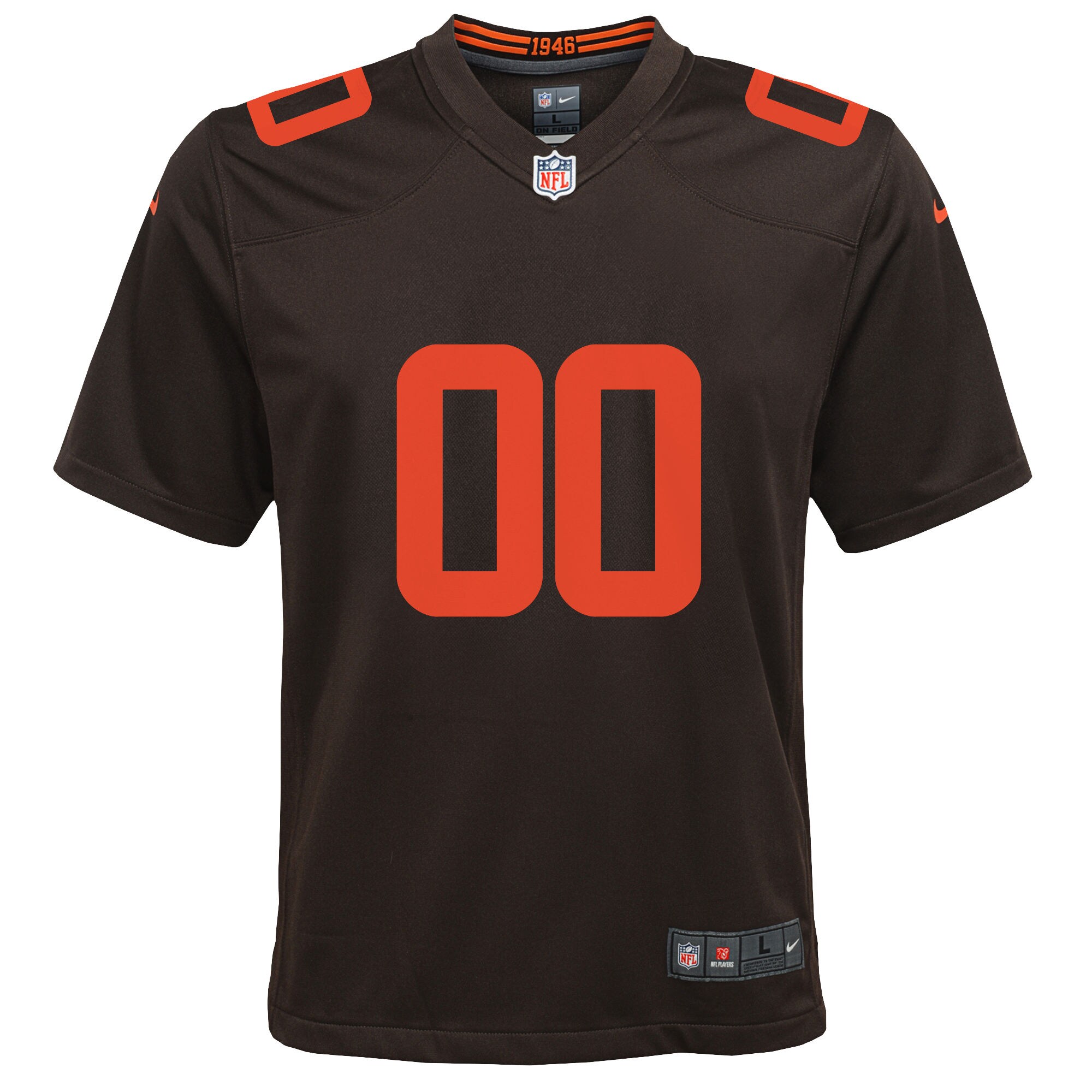 Cleveland Browns Youth Alternate Custom Game Jersey - Brown cheap jerseys for sale - CheapJerseys.Shop