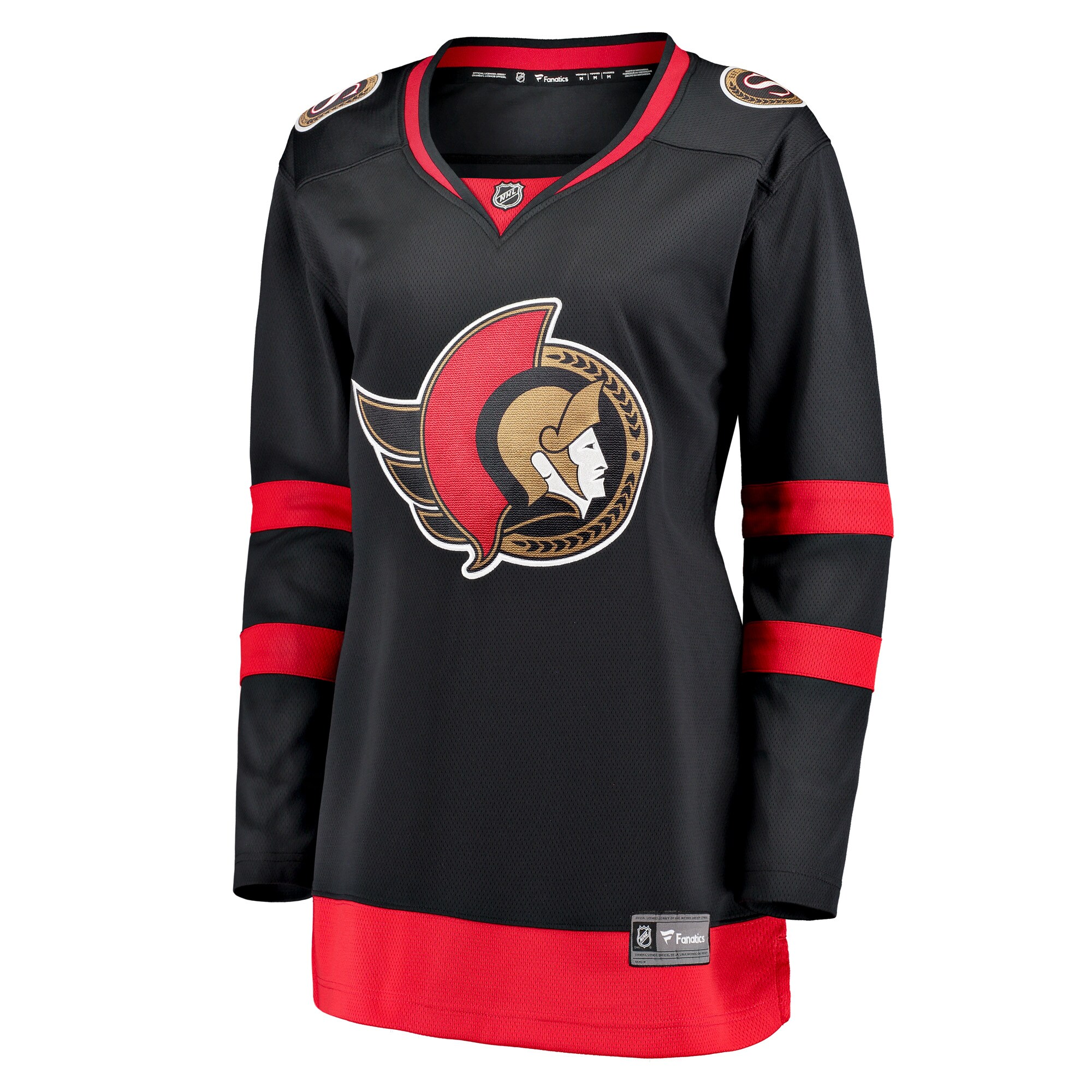 Ottawa Senators Fanatics Women's Home Breakaway Jersey - Black cheap jerseys for sale - CheapJerseys.Shop