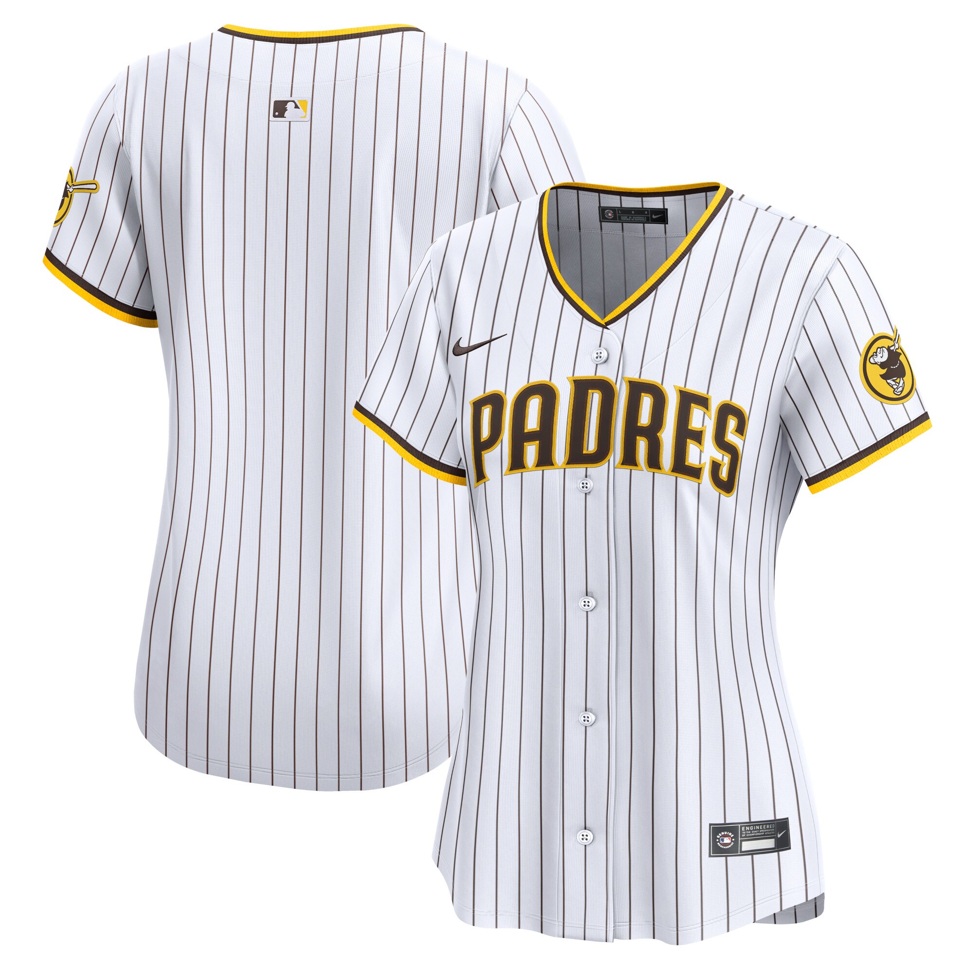 San Diego Padres Women's Home Limited Jersey - White cheap jerseys for sale - CheapJerseys.Shop