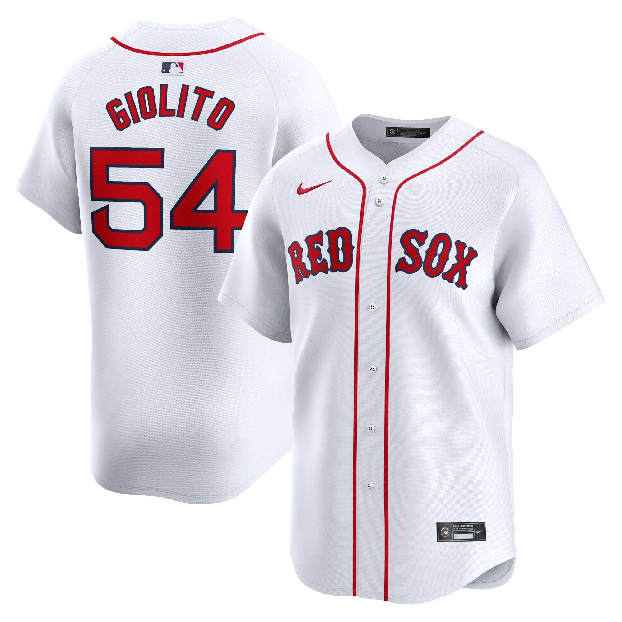 Lucas Giolito Boston Red Sox Home Limited Player Jersey - White cheap jerseys for sale - CheapJerseys.Shop
