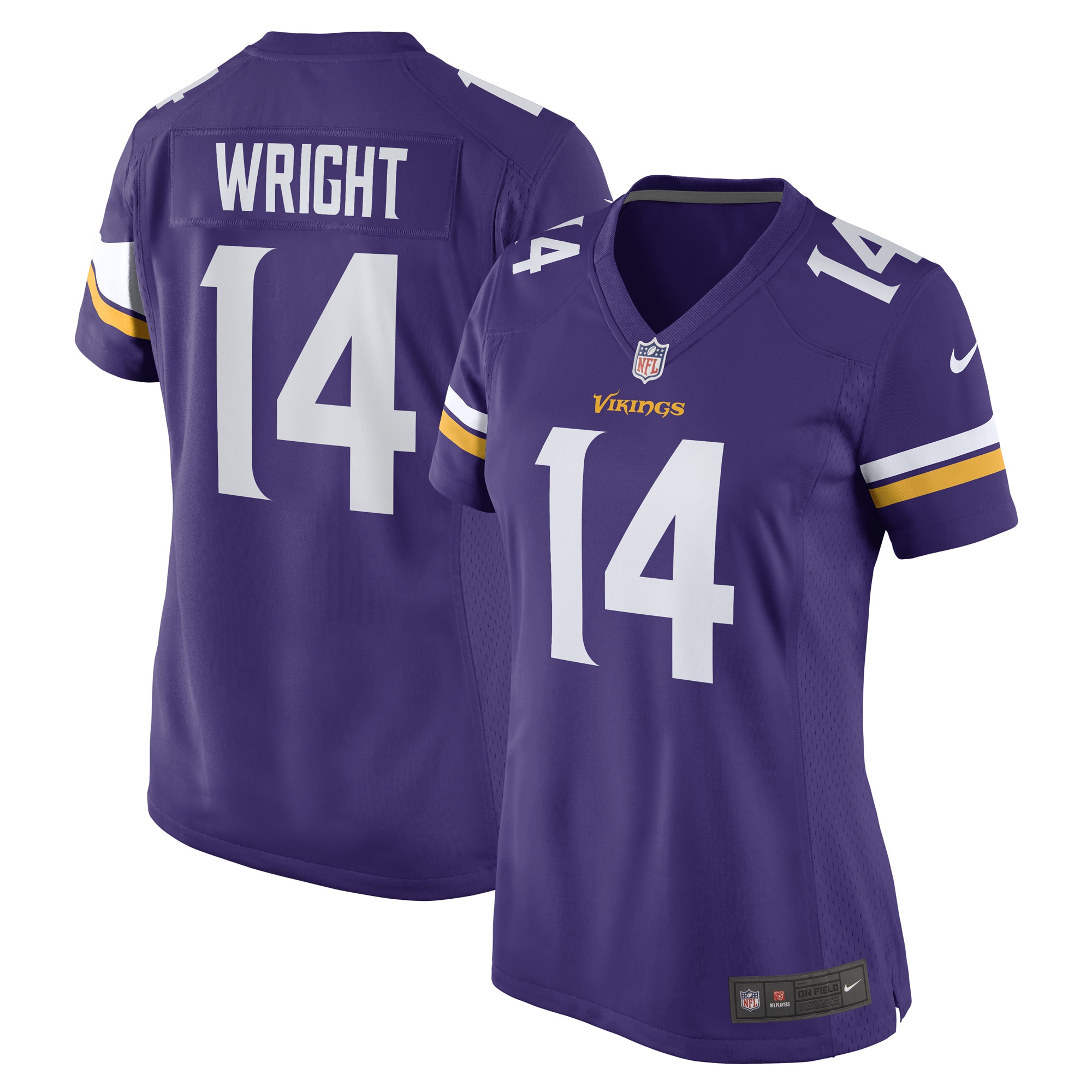 Ryan Wright Minnesota Vikings Women's Game Player Jersey - Purple cheap jerseys for sale - CheapJerseys.Shop