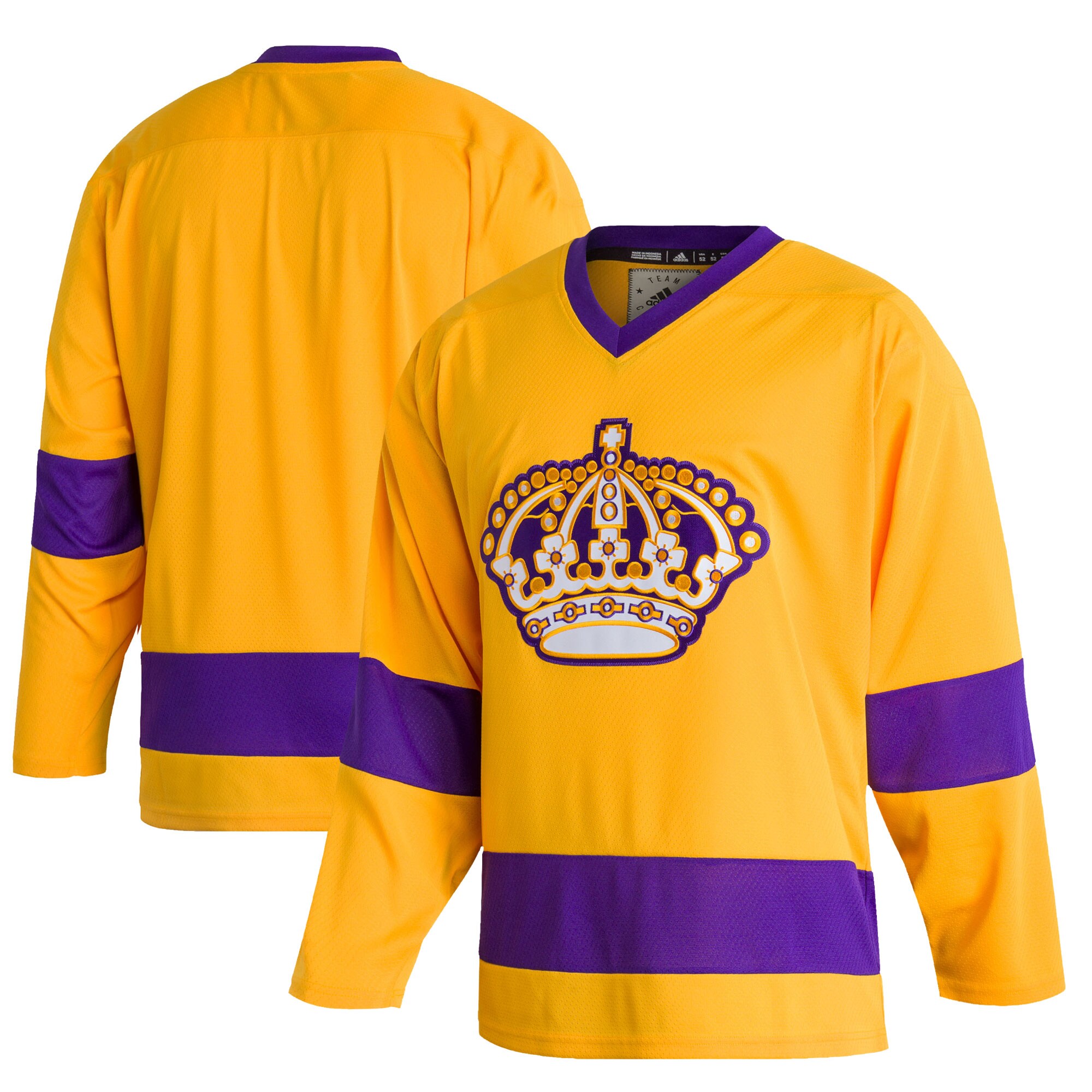 Los Angeles Kings Team Classics Authentic Blank Jersey - Gold cheap jerseys for sale - CheapJerseys.Shop