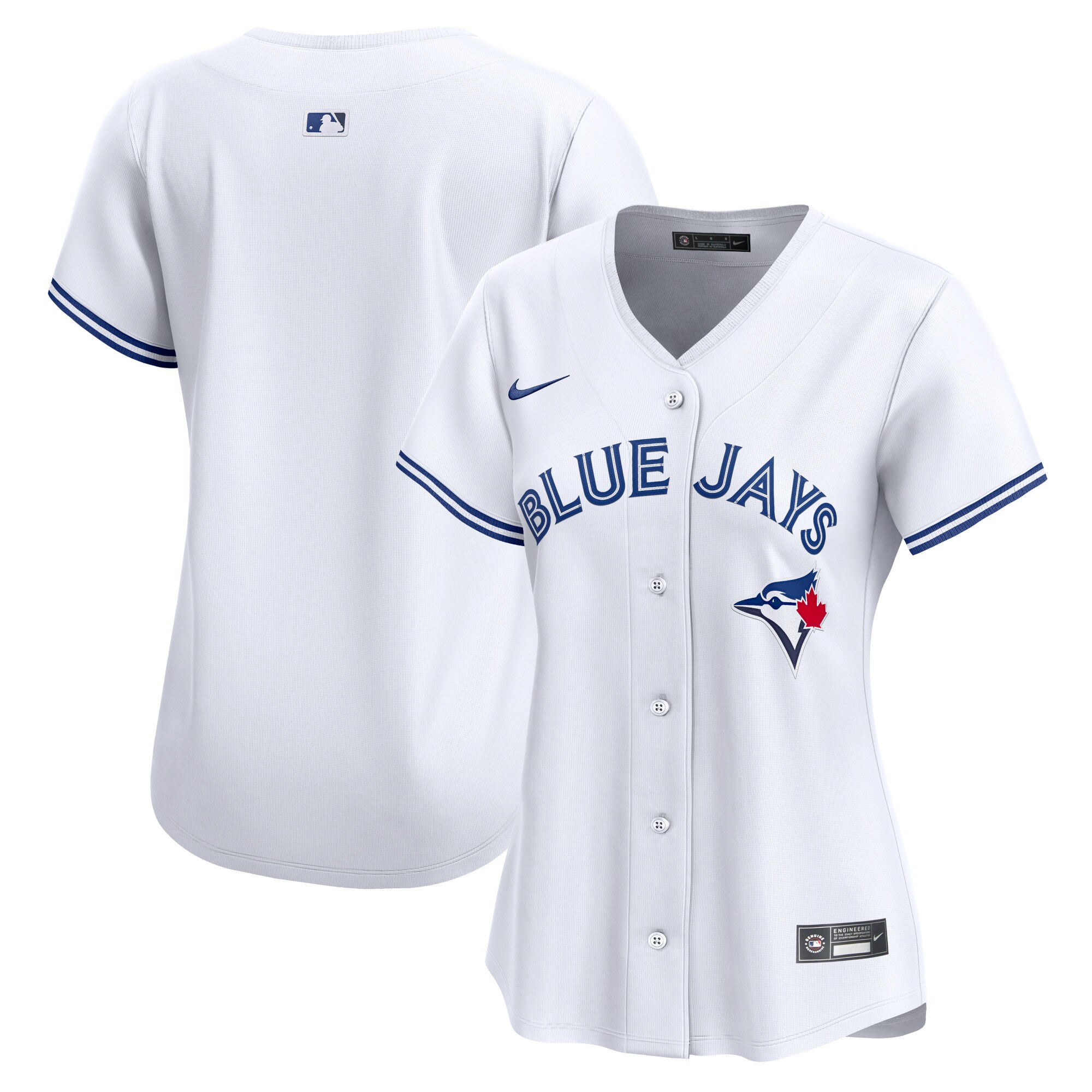 Toronto Blue Jays Women's Home Limited Jersey - White cheap jerseys for sale - CheapJerseys.Shop