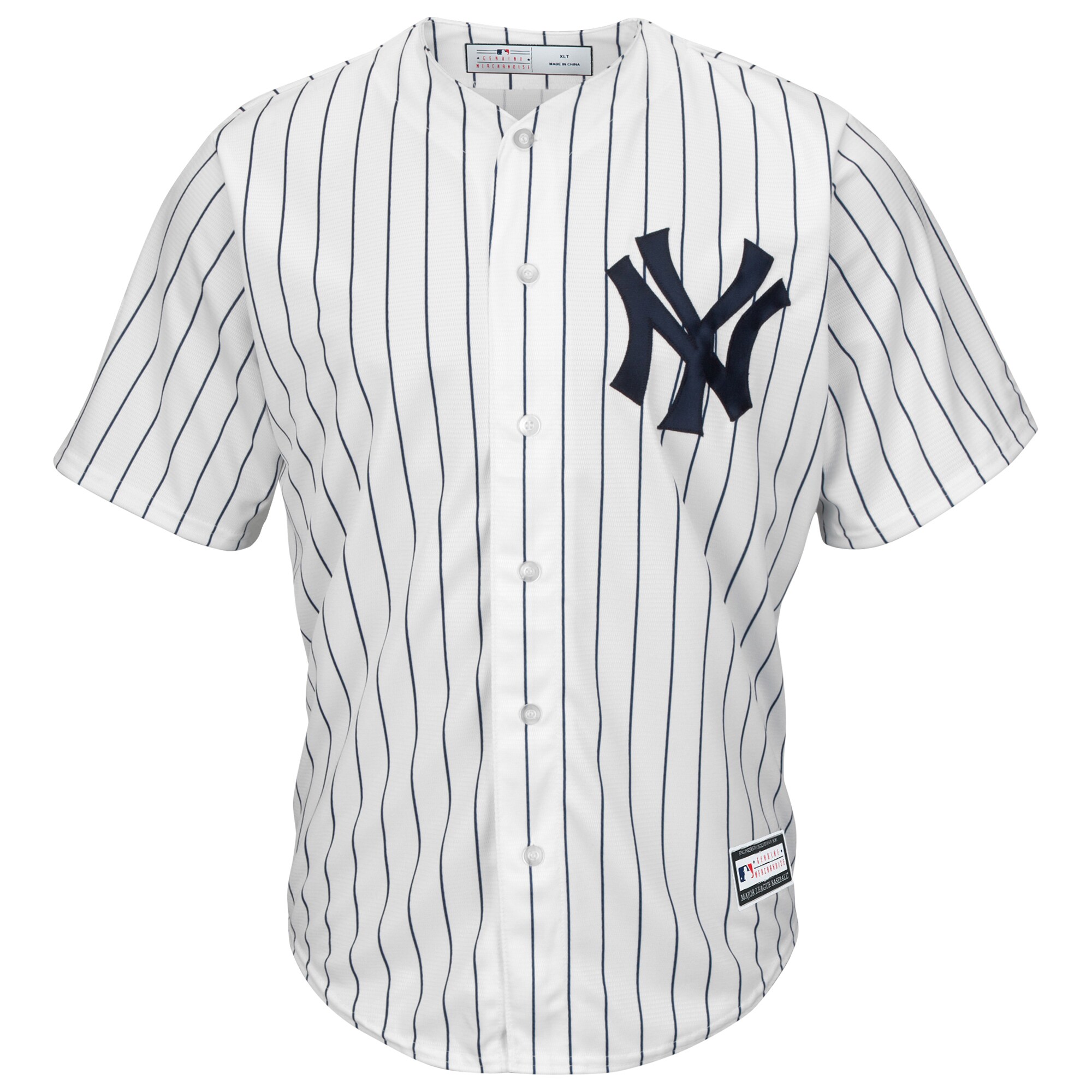 New York Yankees Big & Tall Replica Team Jersey - White cheap jerseys for sale - CheapJerseys.Shop