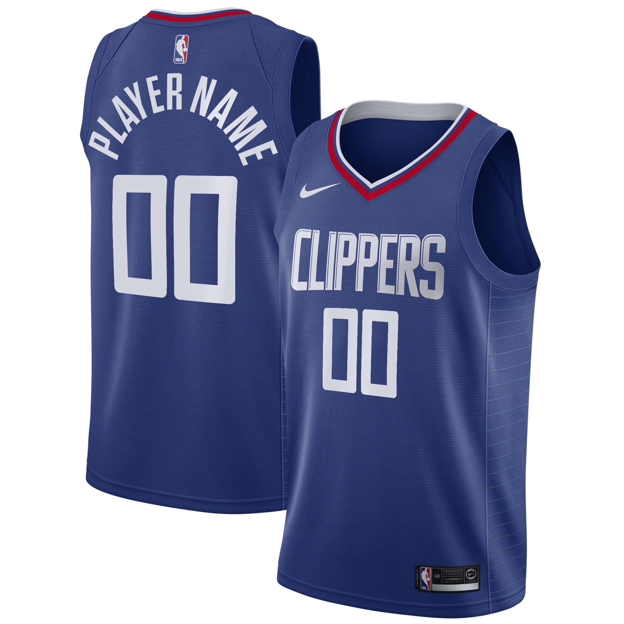 LA Clippers 2020\/21 Swingman Custom Jersey - Icon Edition - Royal cheap jerseys for sale - CheapJerseys.Shop