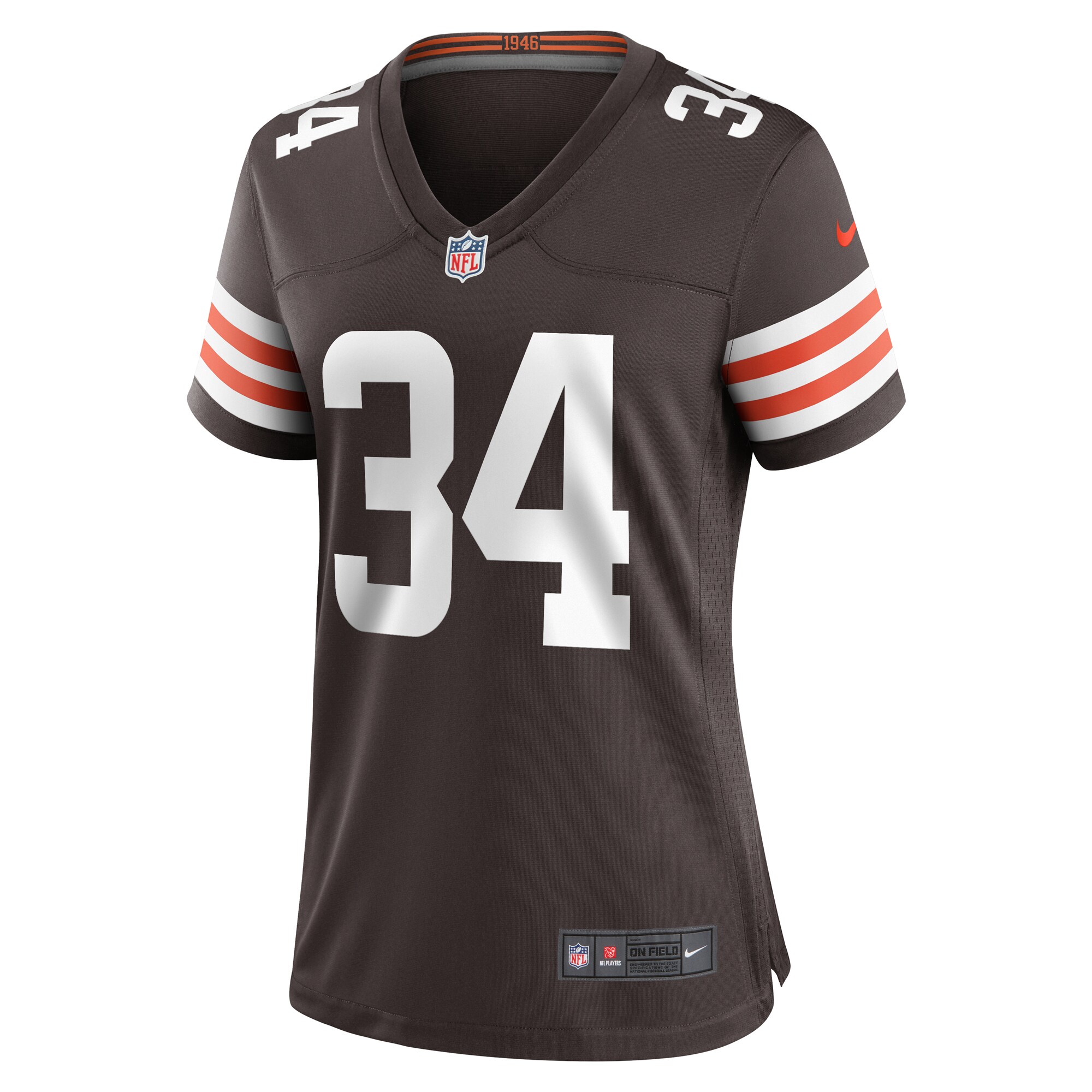 Jerome Ford Cleveland Browns Women's Game Player Jersey - Brown cheap jerseys for sale - CheapJerseys.Shop