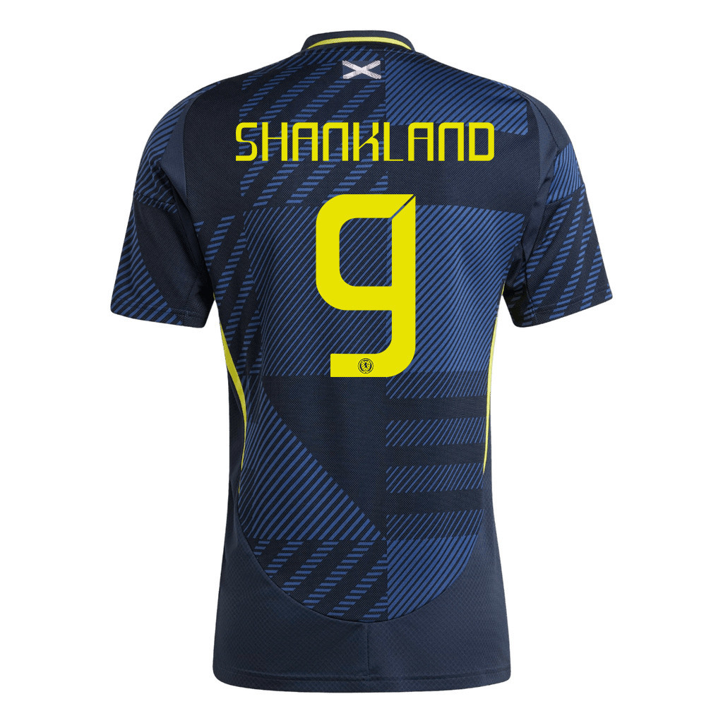 Lawrence Shankland 9 Scotland National Team 2024 Home Men Jersey - Navy cheap jerseys for sale - CheapJerseys.Shop