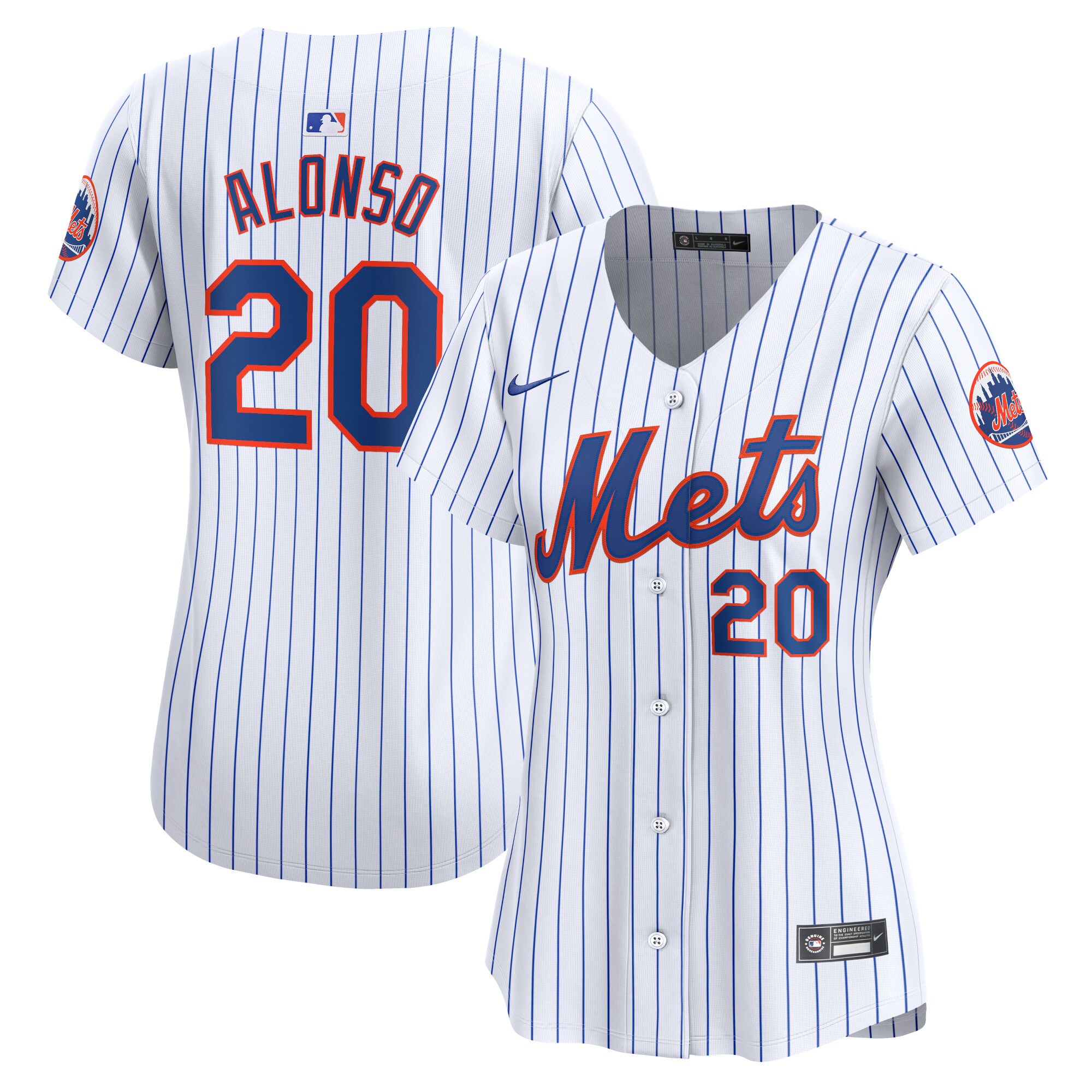 Pete Alonso New York Mets Women's Home Limited Player Jersey - White cheap jerseys for sale - CheapJerseys.Shop