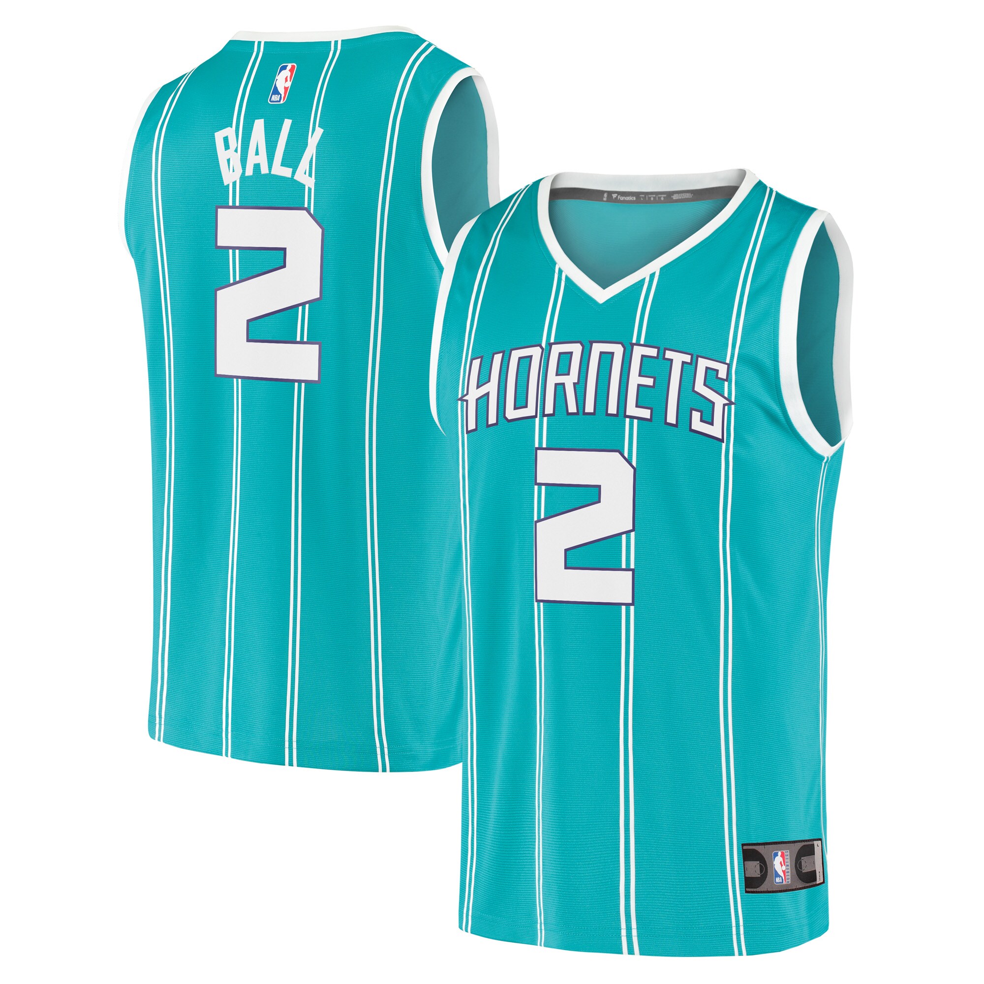 LaMelo Ball Charlotte Hornets Fanatics Fast Break Replica Jersey Teal - Icon Edition cheap jerseys for sale - CheapJerseys.Shop