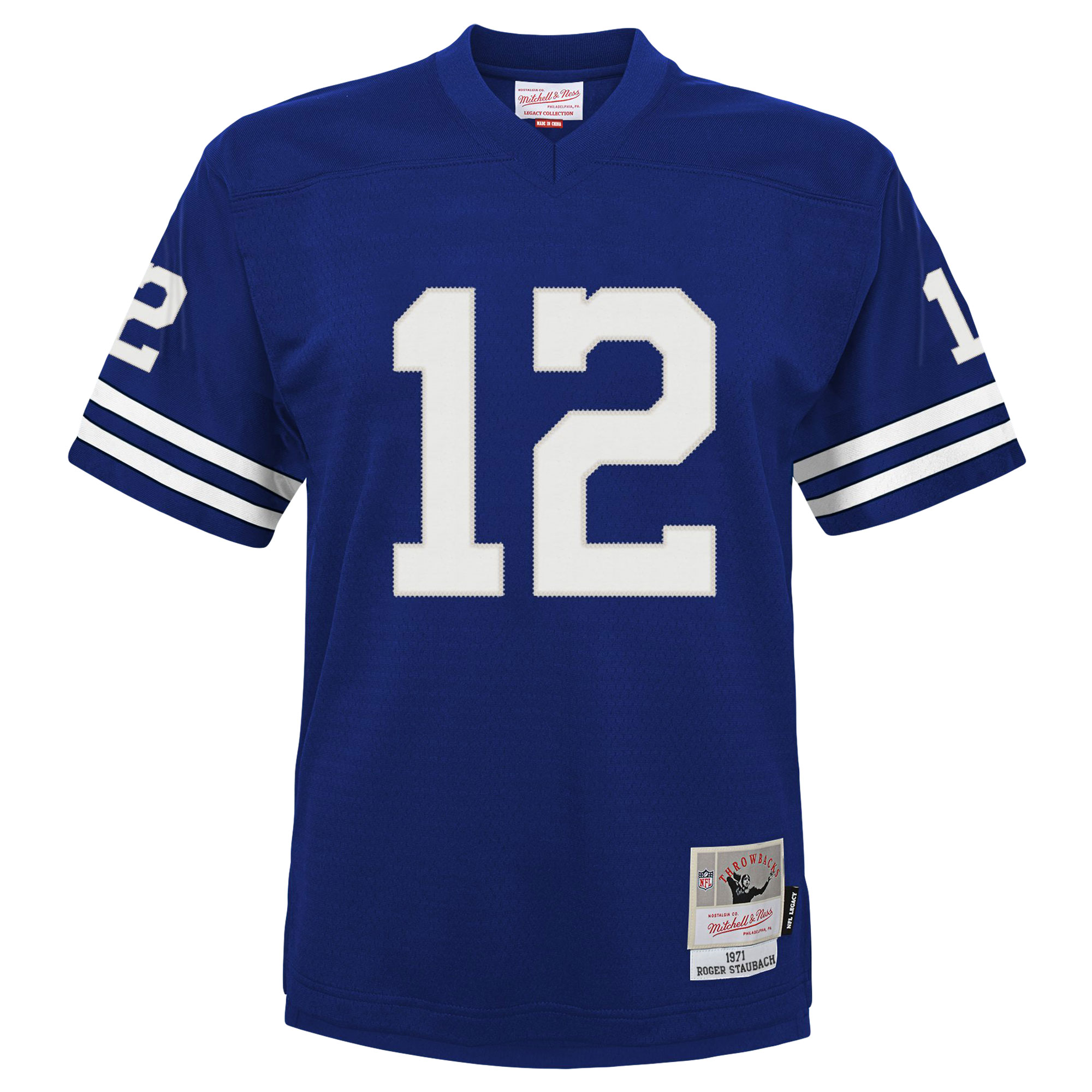 Roger Staubach Dallas Cowboys Mitchell & Ness Toddler 1971 Retired Legacy Jersey - Navy cheap jerseys for sale - CheapJerseys.Shop