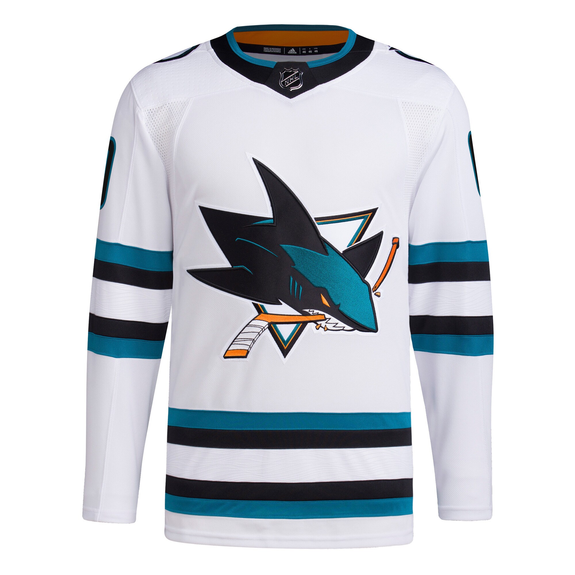 San Jose Sharks Away Primegreen Authentic Custom Jersey - White cheap jerseys for sale - CheapJerseys.Shop