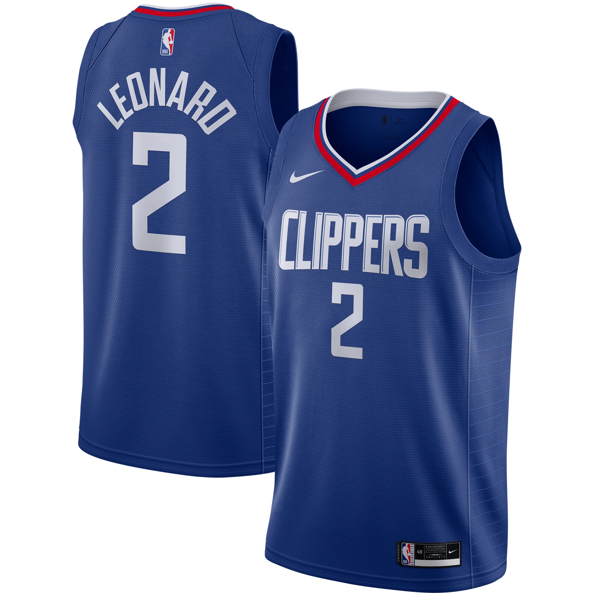 Kawhi Leonard LA Clippers Swingman Jersey - Royal - Icon Edition cheap jerseys for sale - CheapJerseys.Shop