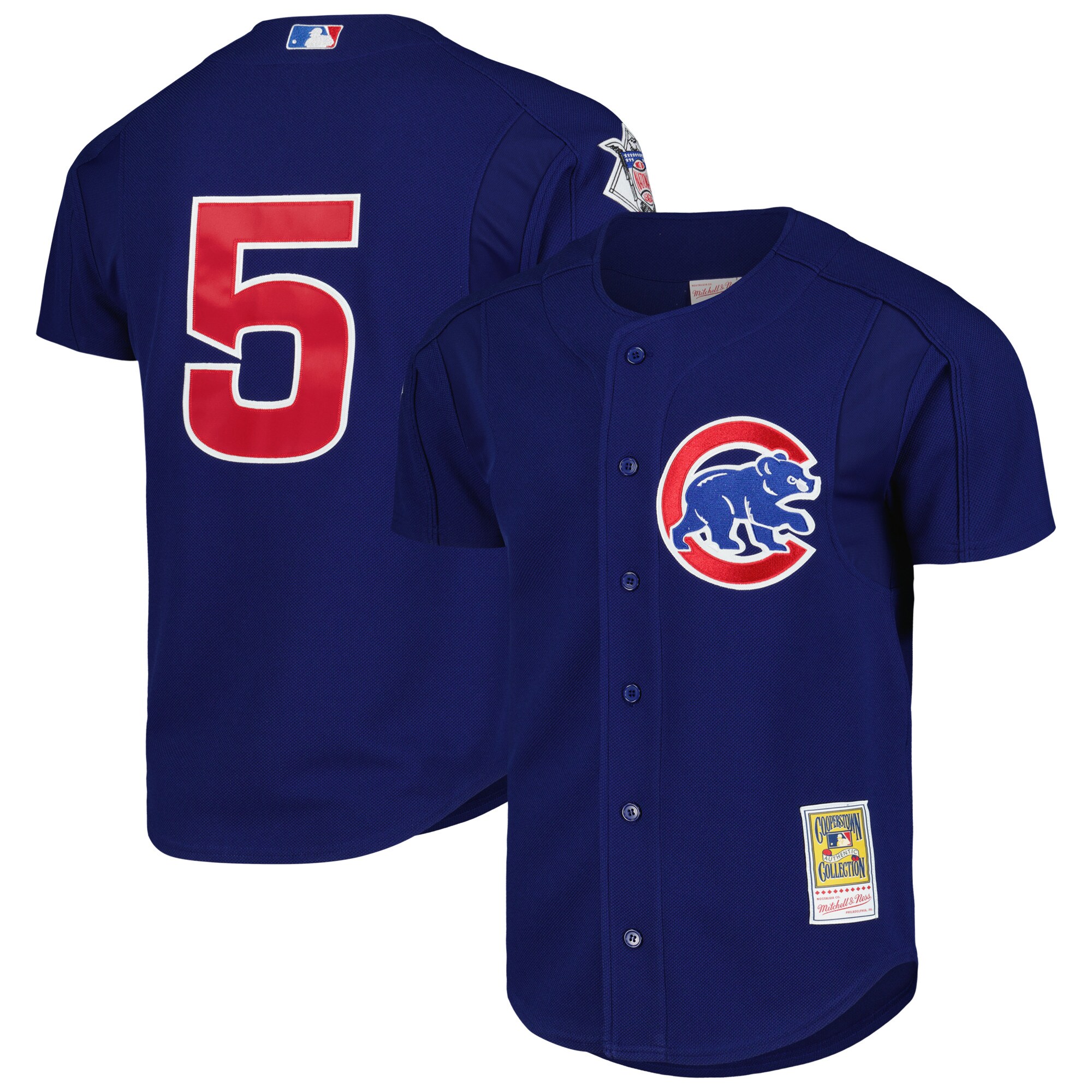Nomar Garciaparra Chicago Cubs Mitchell & Ness Cooperstown Collection 2005 Batting Practice Jersey - Royal cheap jerseys for sale - CheapJerseys.Shop