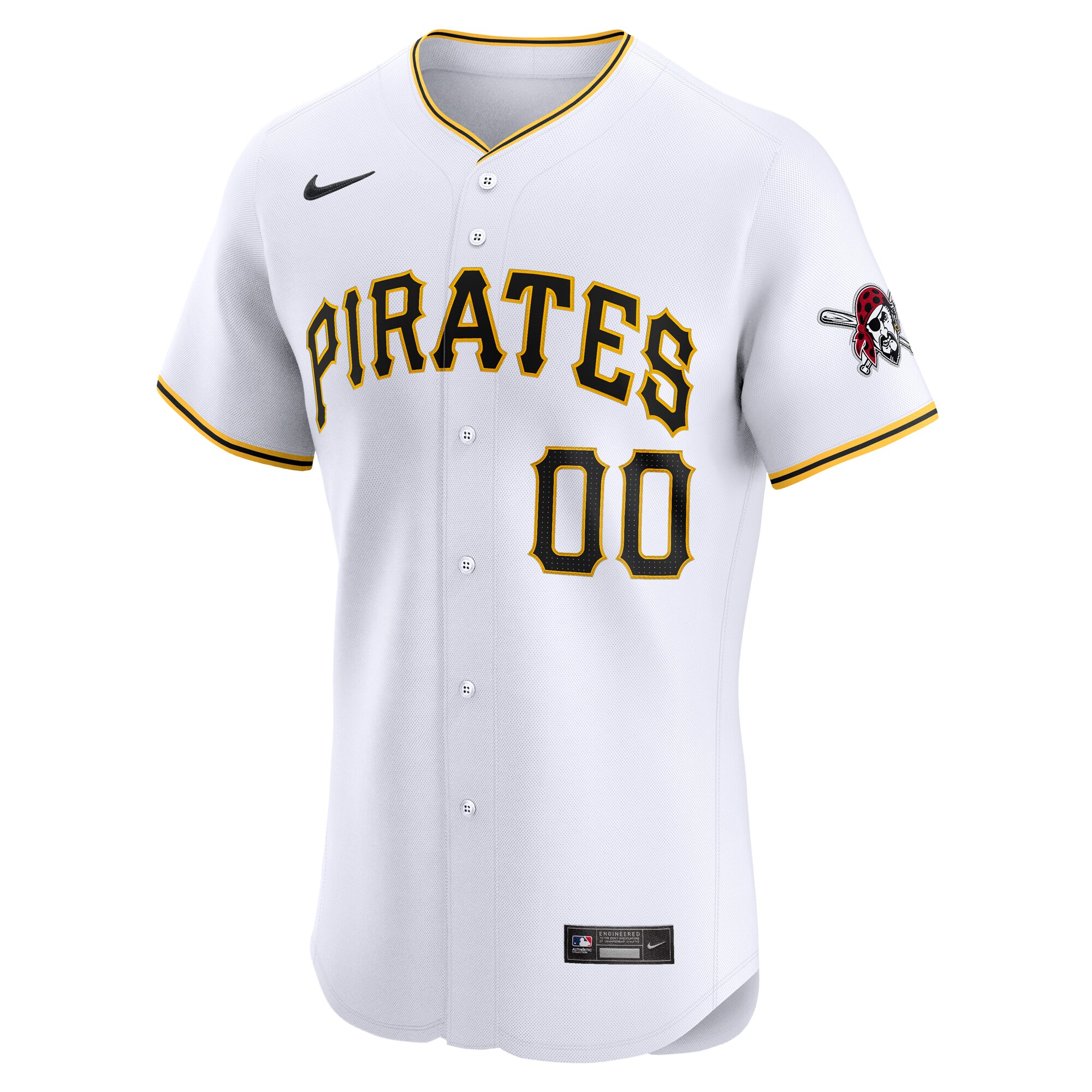 Pittsburgh Pirates Home Elite Custom Jersey - White cheap jerseys for sale - CheapJerseys.Shop